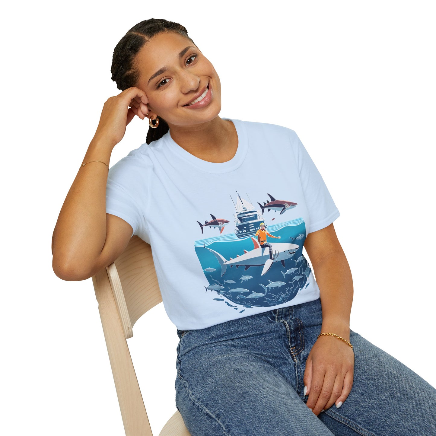 Ocean Tee Shirt, Ocean Shirt, Shirt with Ocean, U boat Tees, Shirt with U-Boat