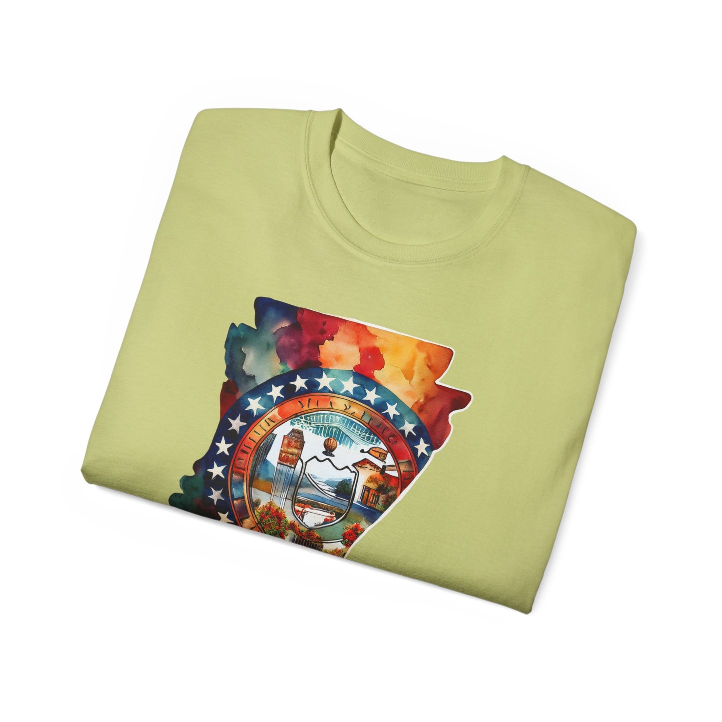 Arkansas Graphic Unisex Cotton T‑Shirt 1