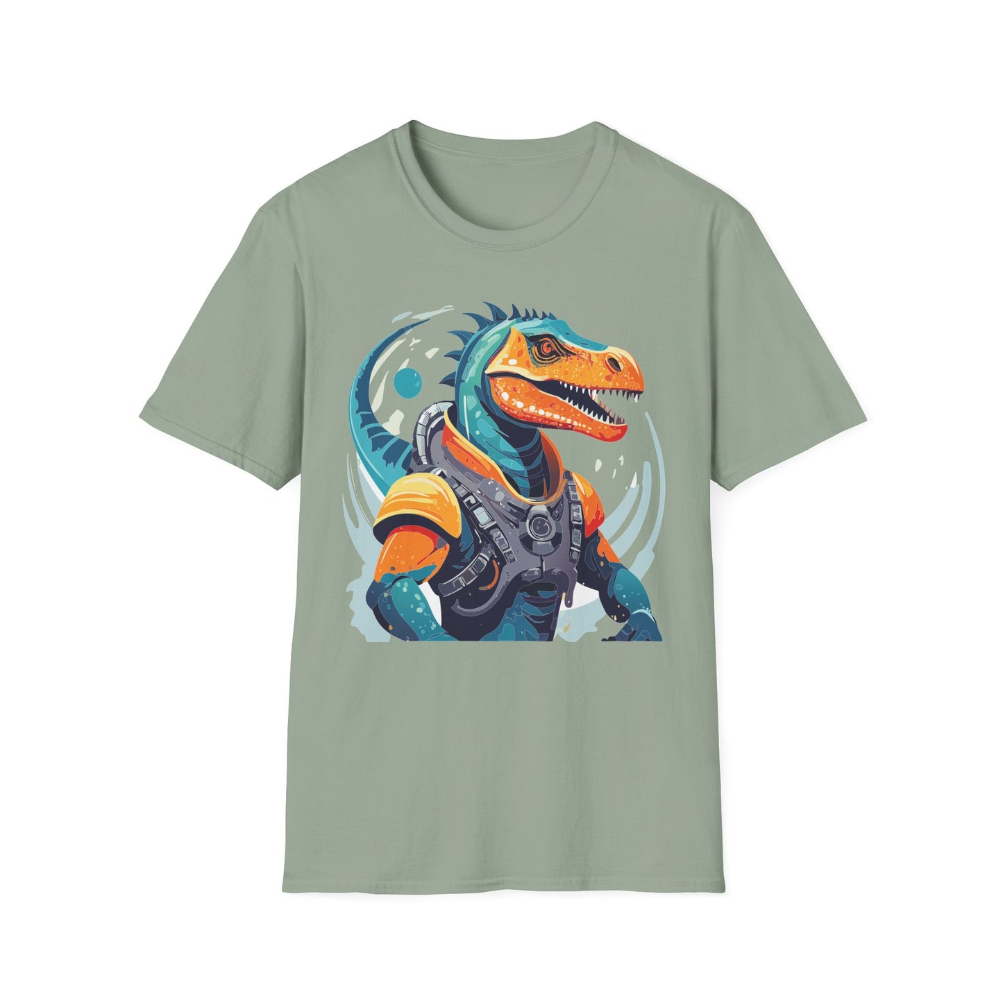 Gildan Alien Cosmos T Shirt Unisex Softstyle 64000 Cotton Tee With Alien Art Design Graphic Print