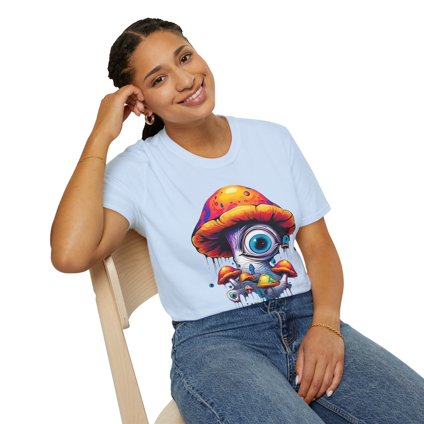 Mashroom Tee Shirt, Mashroom Shirt, Shirt with Funny Mashroom, Shirt with Fungus