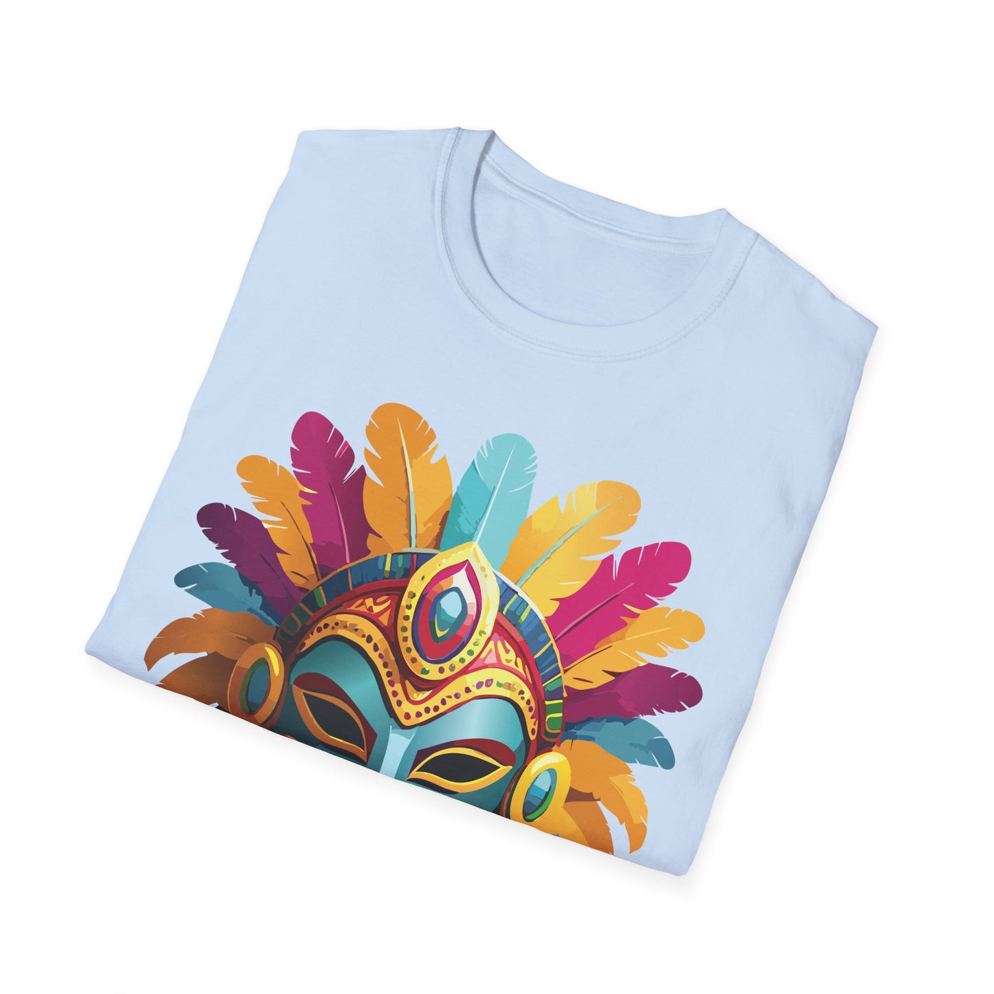 Mask Tee Shirt, Mask Shirt, Shirt with Mask, Masquerade Tees