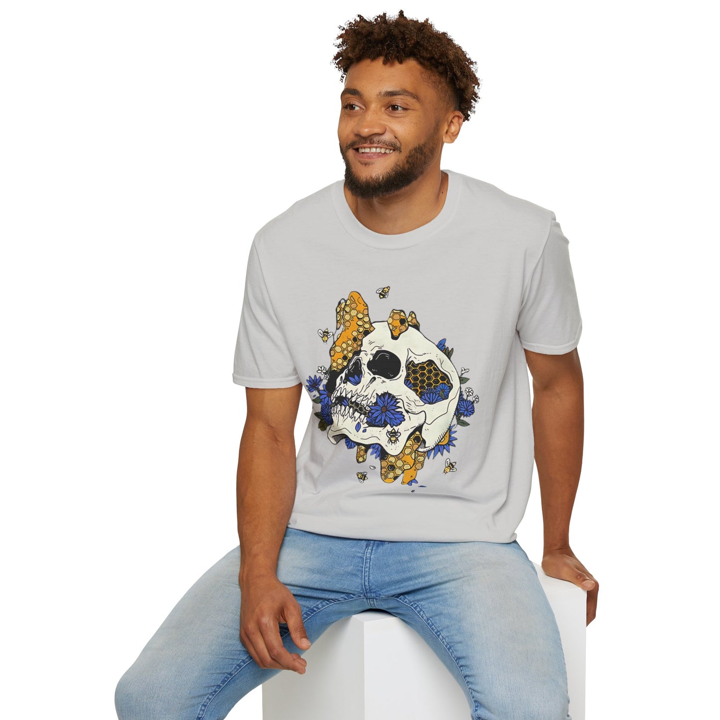 Skull Tee Shirt, Skeleton Shirt, Shirt with Skull, Shirt with Skeleton