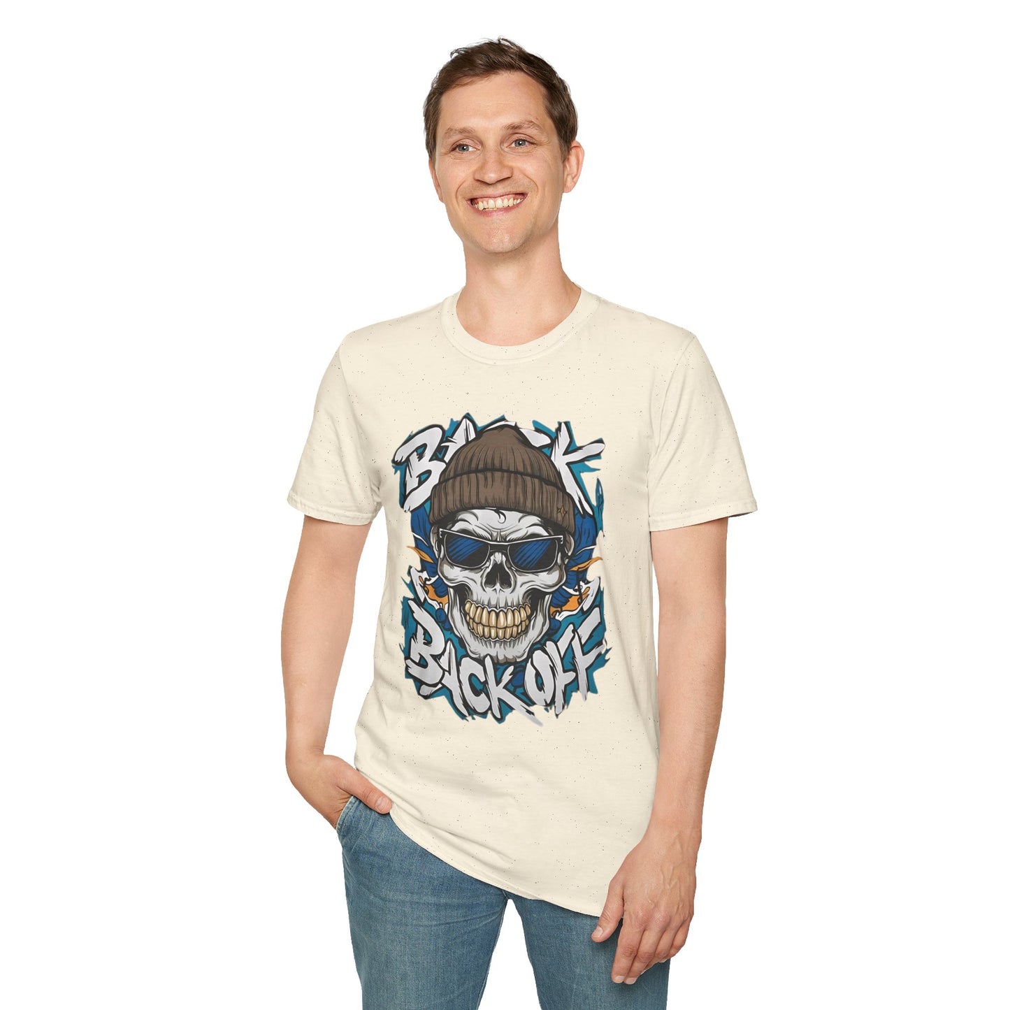 Gildan Softstyle Skull Tee Shirt Unisex Skeleton Design 100 Percent Cotton Graphic Tee