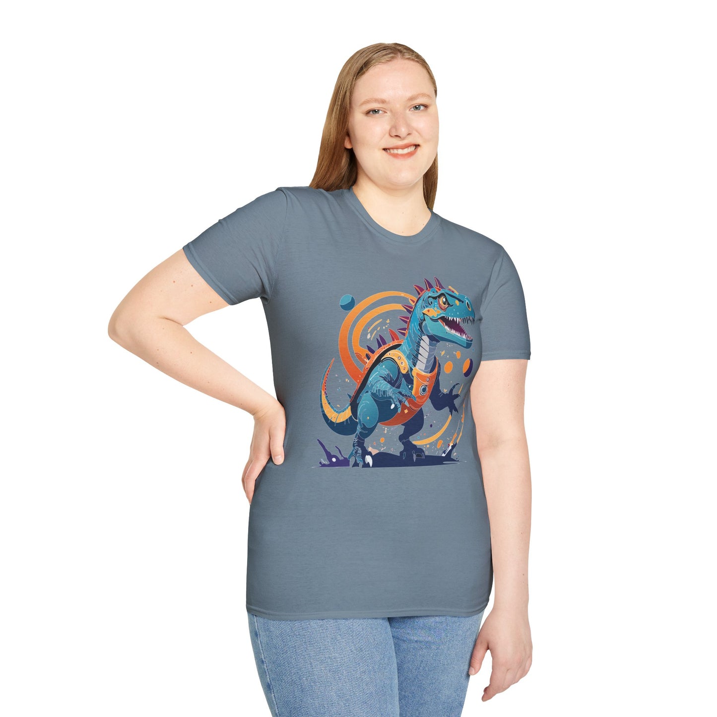 Unisex Alien T Shirt Cosmos Tee With Alien Design Gildan Softstyle 64000 Ring Spun Cotton