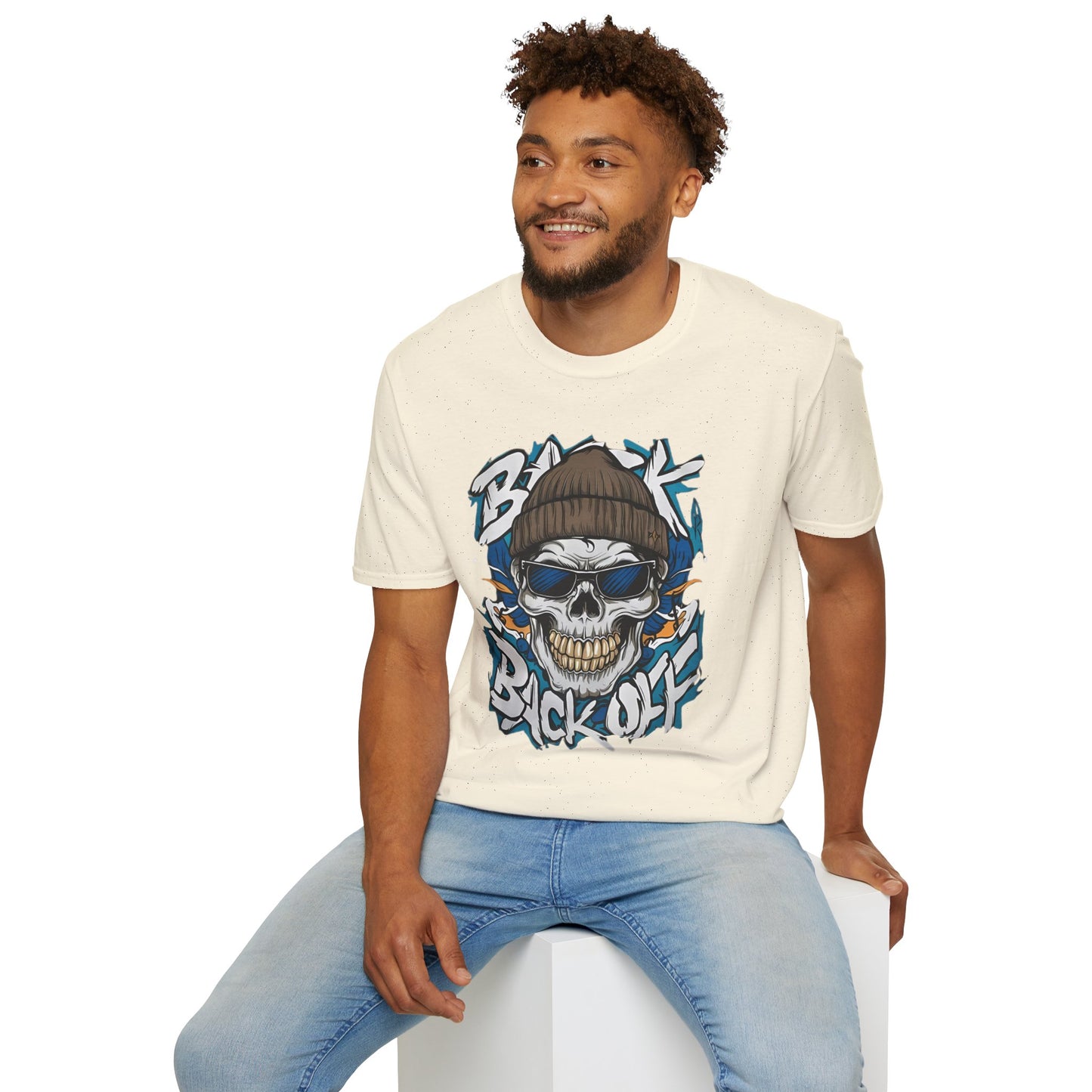 Gildan Softstyle Skull Tee Shirt Unisex Skeleton Design 100 Percent Cotton Graphic Tee