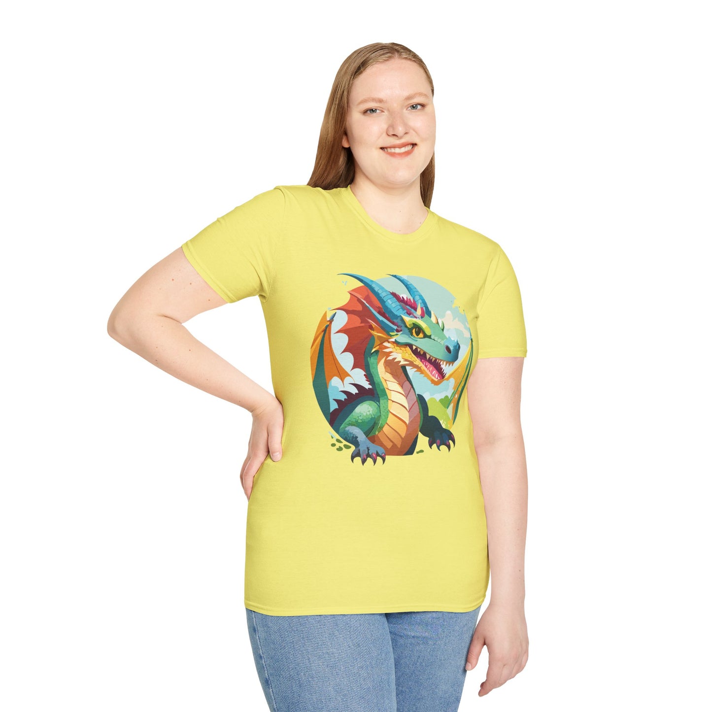 Dragon T Shirt, Dragon Shirt, Shirt with Animals, Animal Shirt