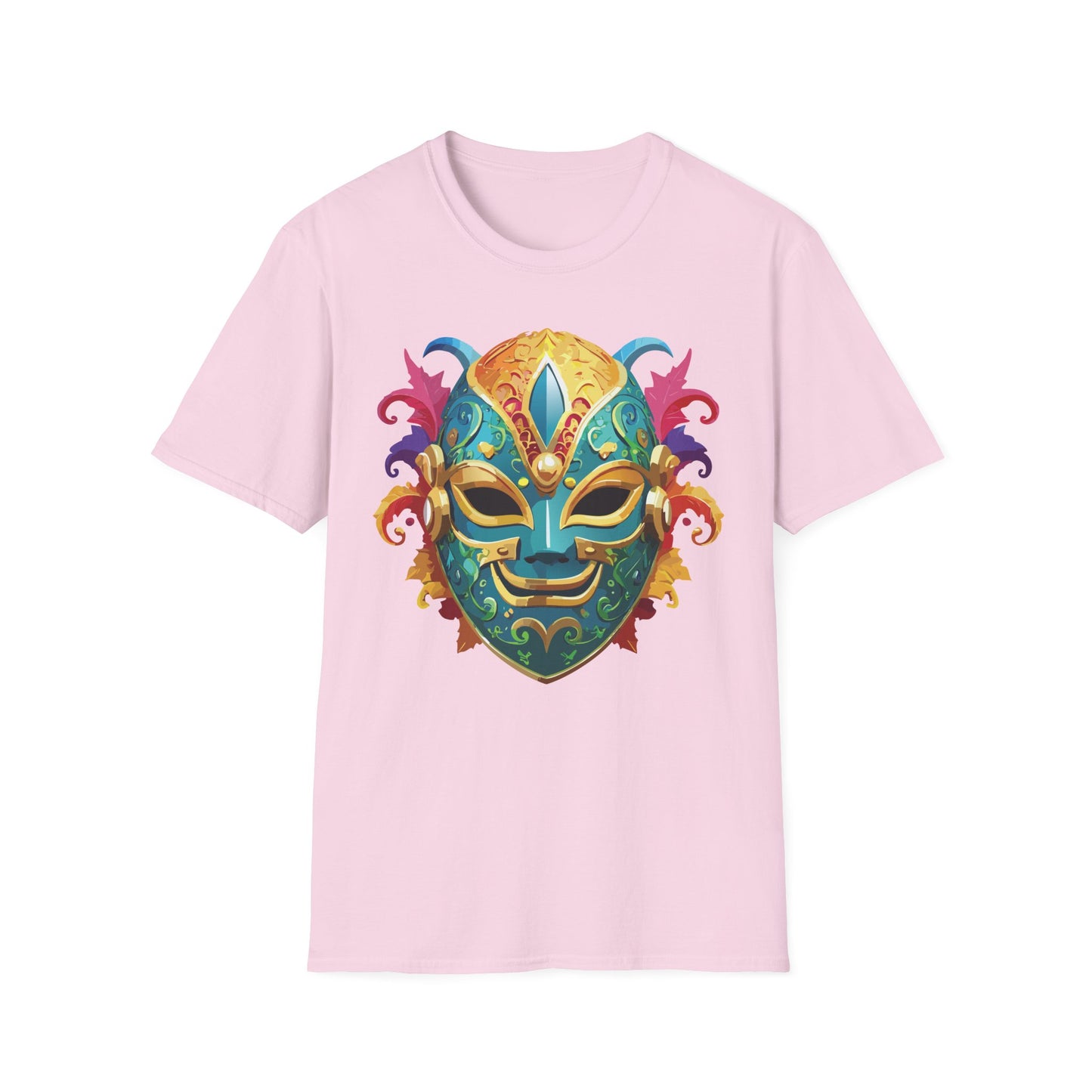Mask Tee Shirt, Mask Shirt, Shirt with Mask, Masquerade Tees