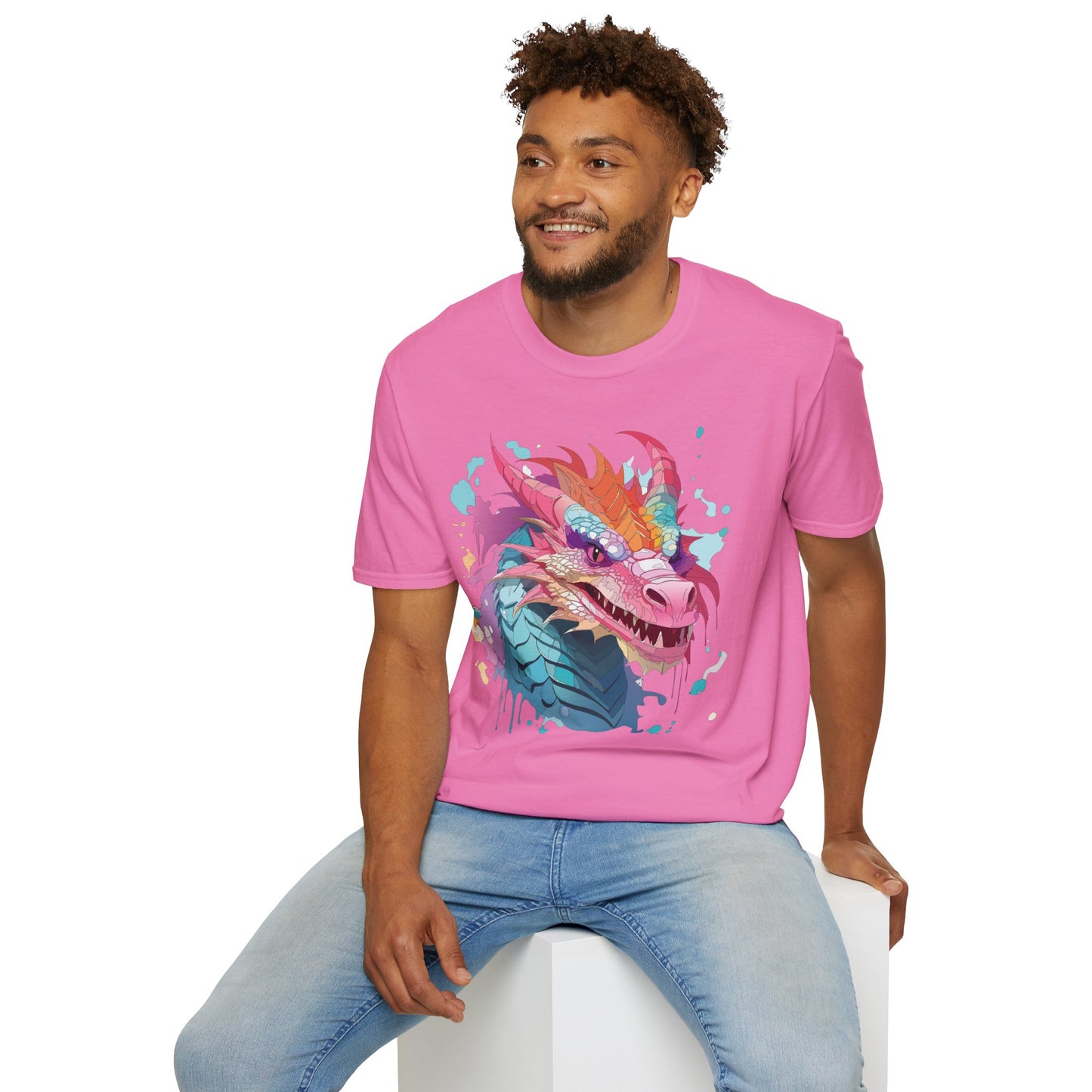 Dragon T Shirt, Dragon Shirt, Shirt with Animals, Animal Shirt