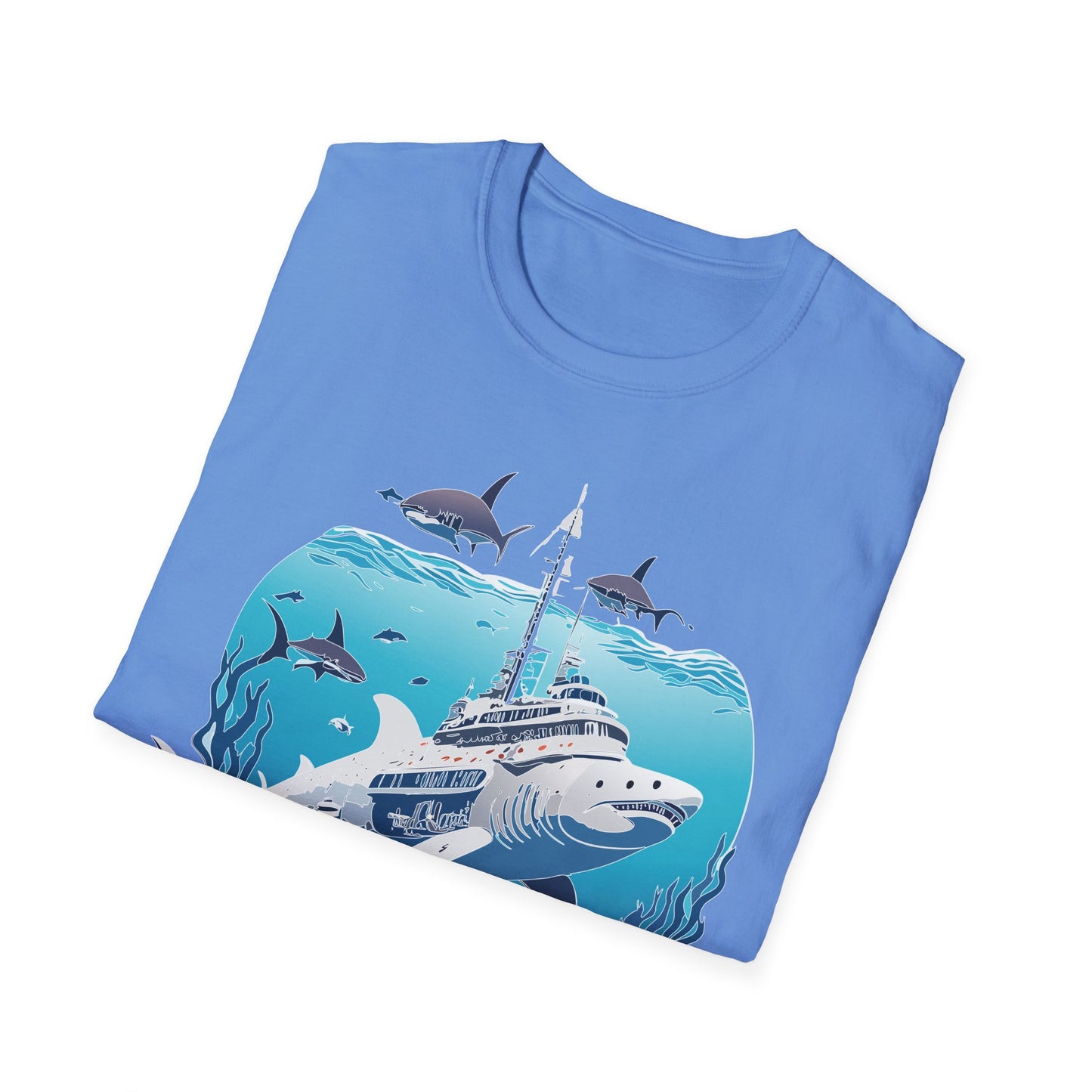 Ocean Tee Shirt, Ocean Shirt, Shirt with Ocean, U boat Tees, Shirt with U-Boat