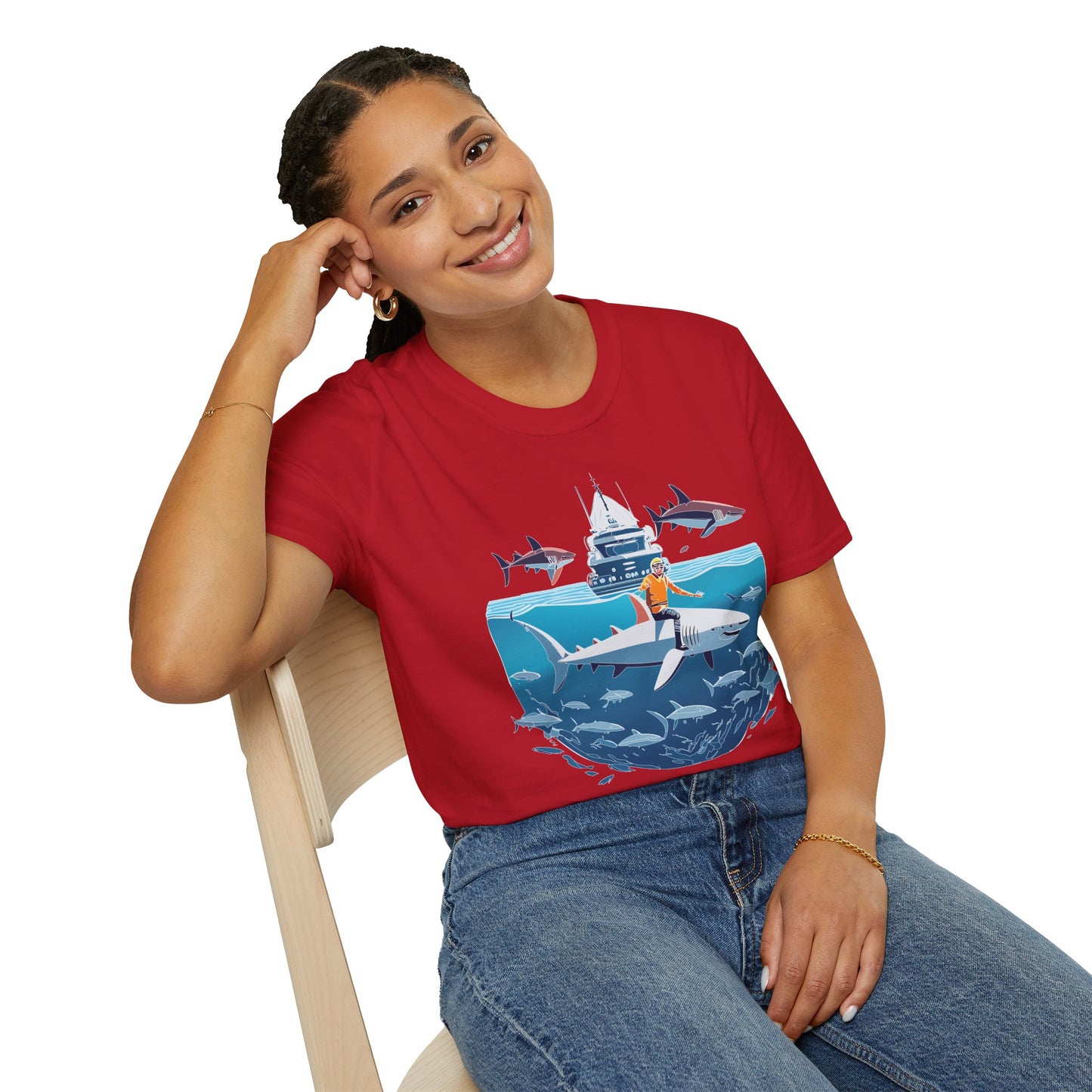 Ocean Tee Shirt, Ocean Shirt, Shirt with Ocean, U boat Tees, Shirt with U-Boat