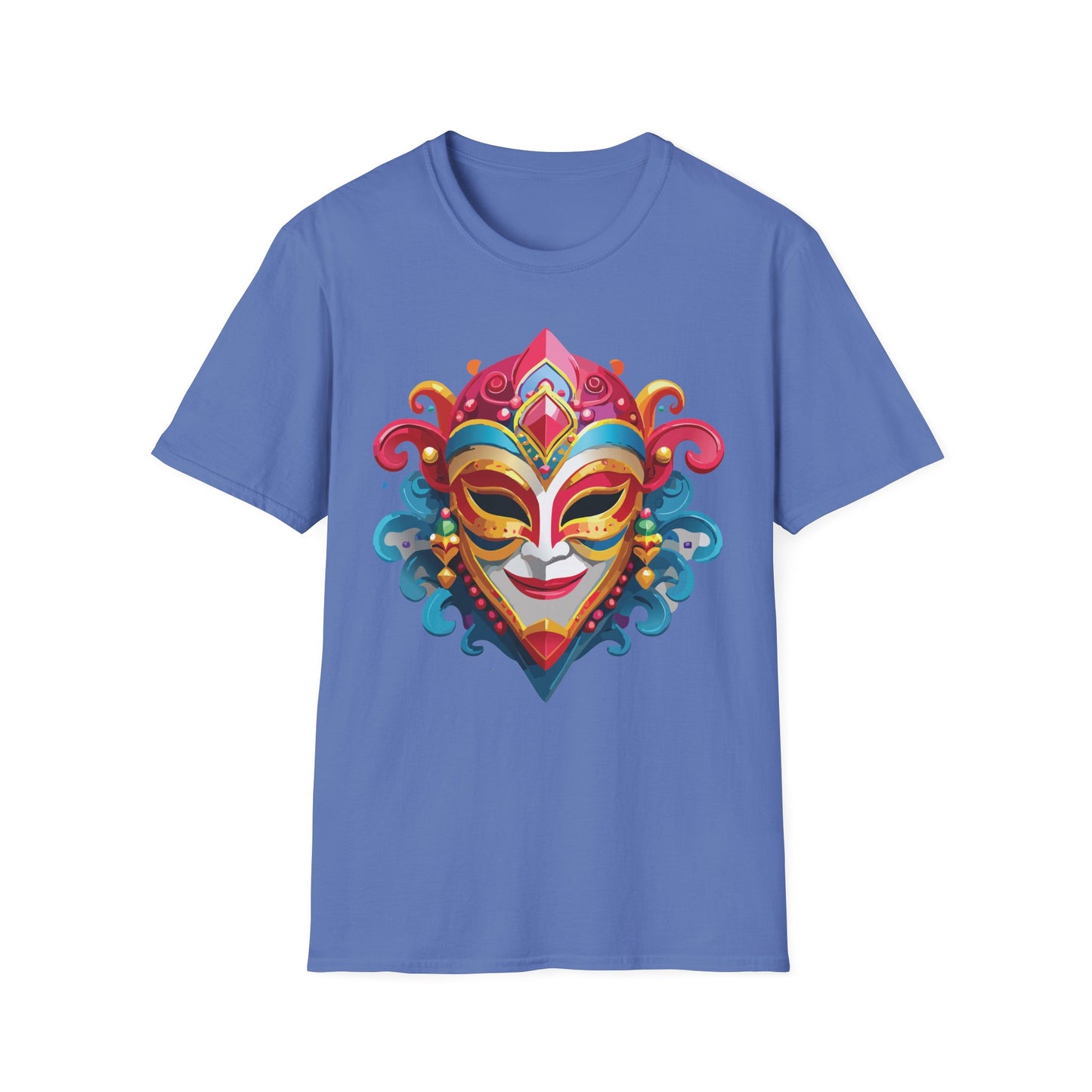 Mask Tee Shirt, Mask Shirt, Shirt with Mask, Masquerade Tees