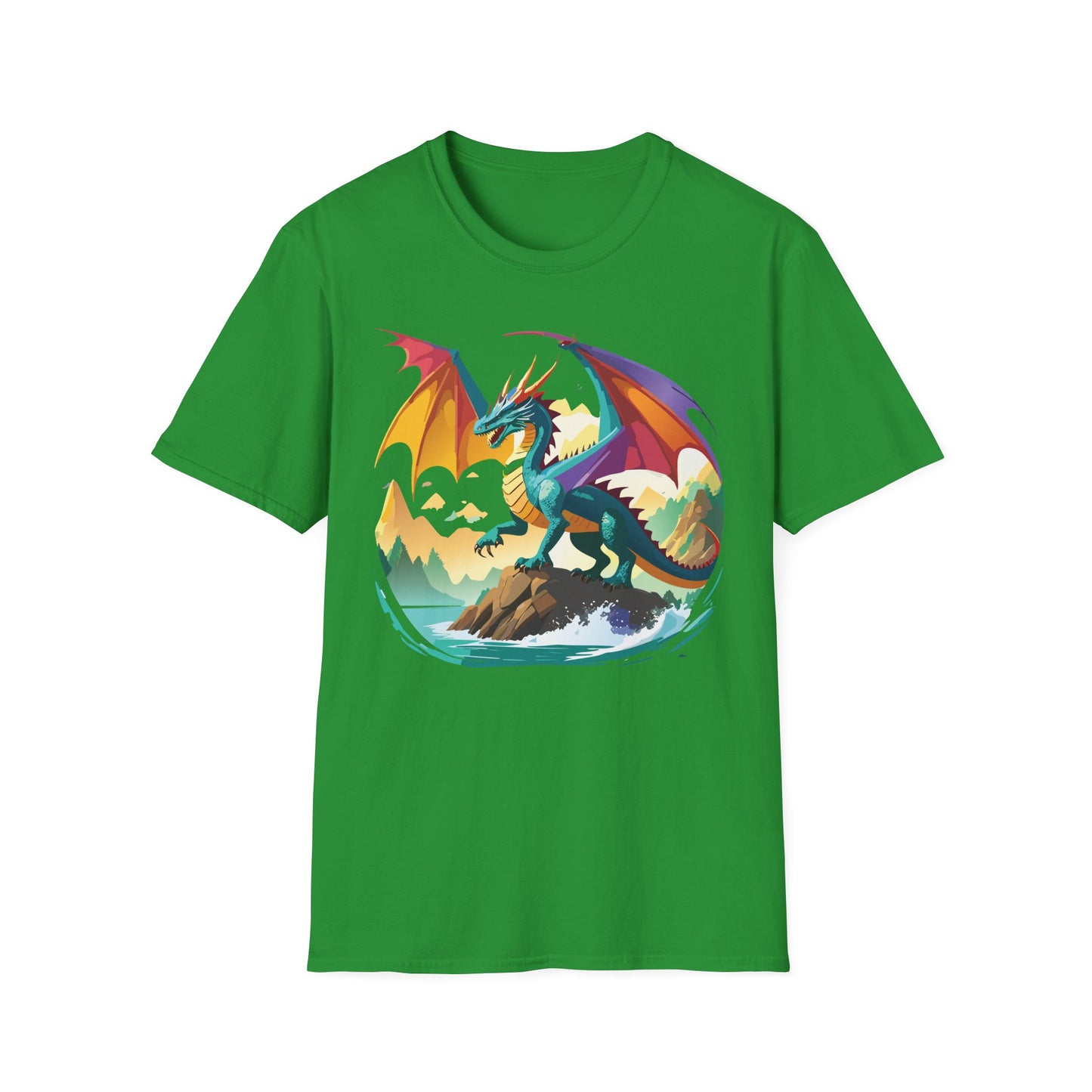Dragon T Shirt, Dragon Shirt, Shirt with Animals, Animal Shirt