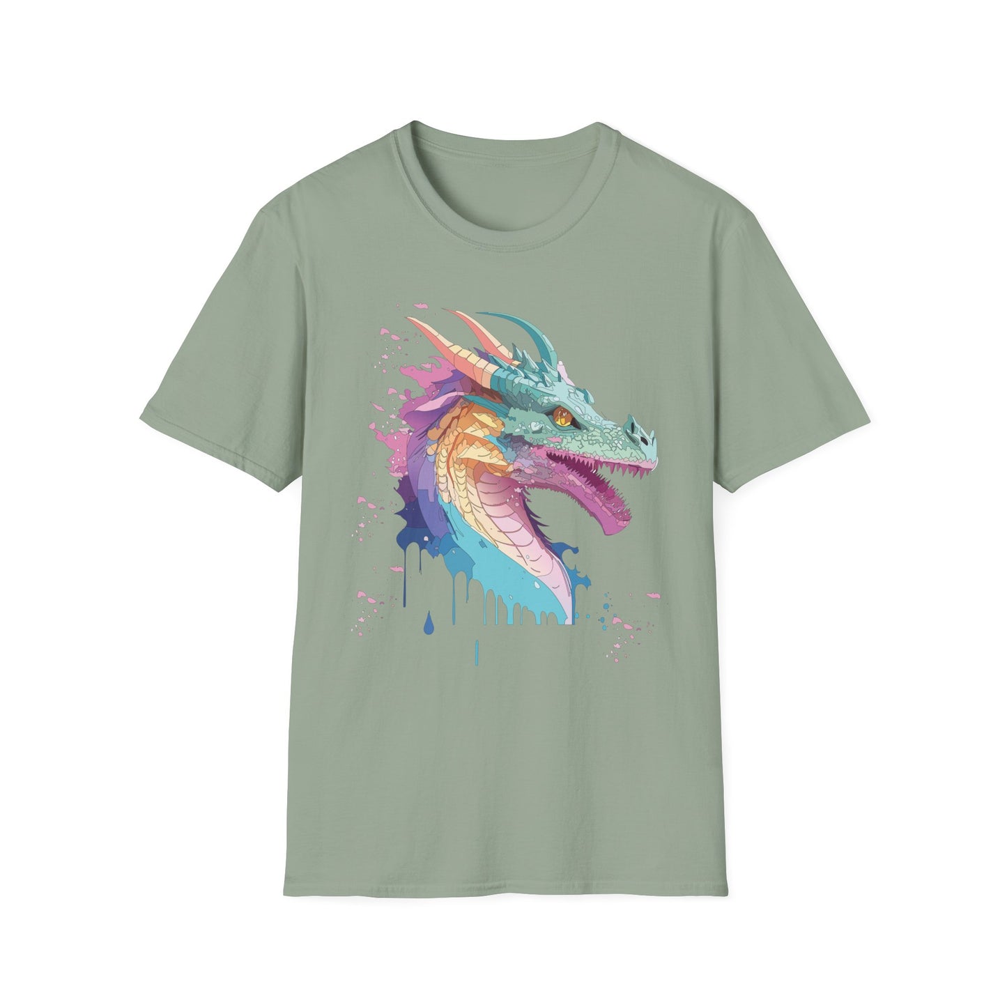 Dragon T Shirt, Dragon Shirt, Shirt with Animals, Animal Shirt