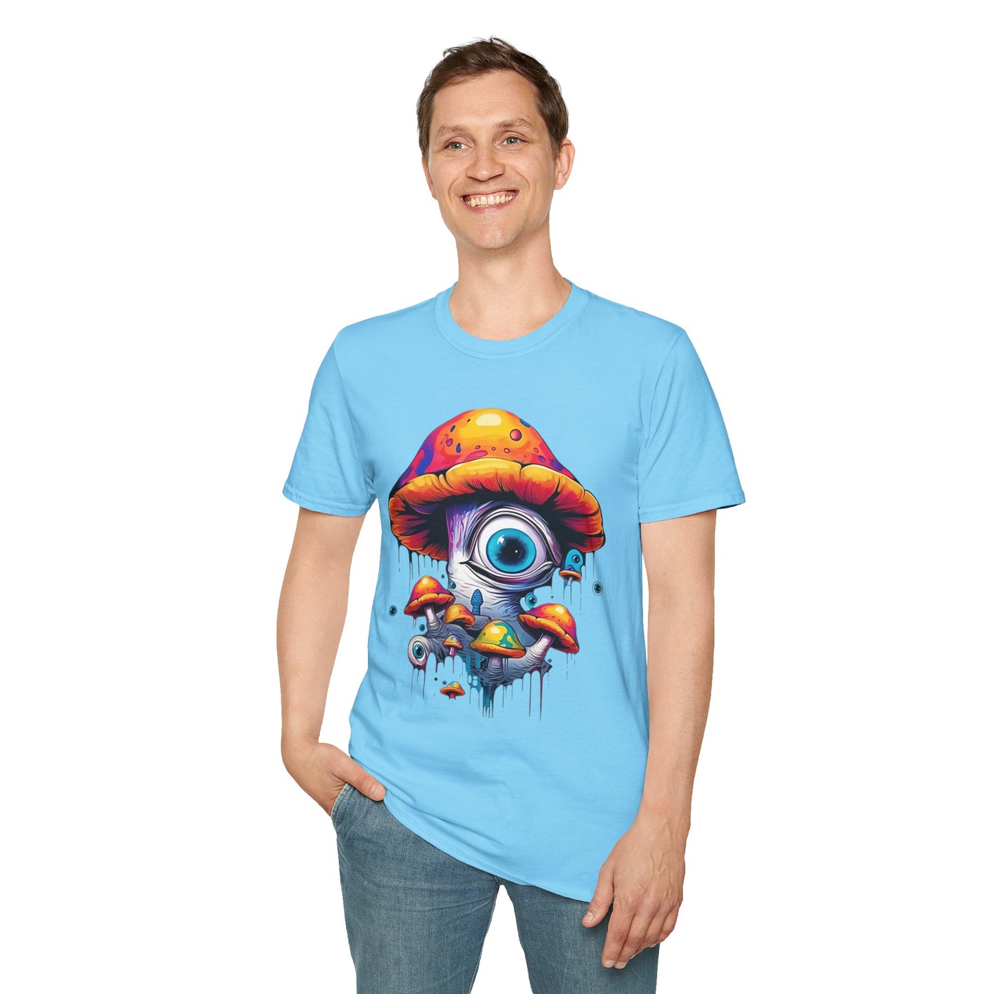 Mashroom Tee Shirt, Mashroom Shirt, Shirt with Funny Mashroom, Shirt with Fungus