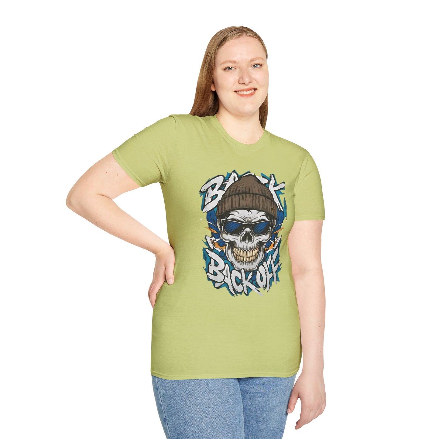 Gildan Softstyle Skull Tee Shirt Unisex Skeleton Design 100 Percent Cotton Graphic Tee