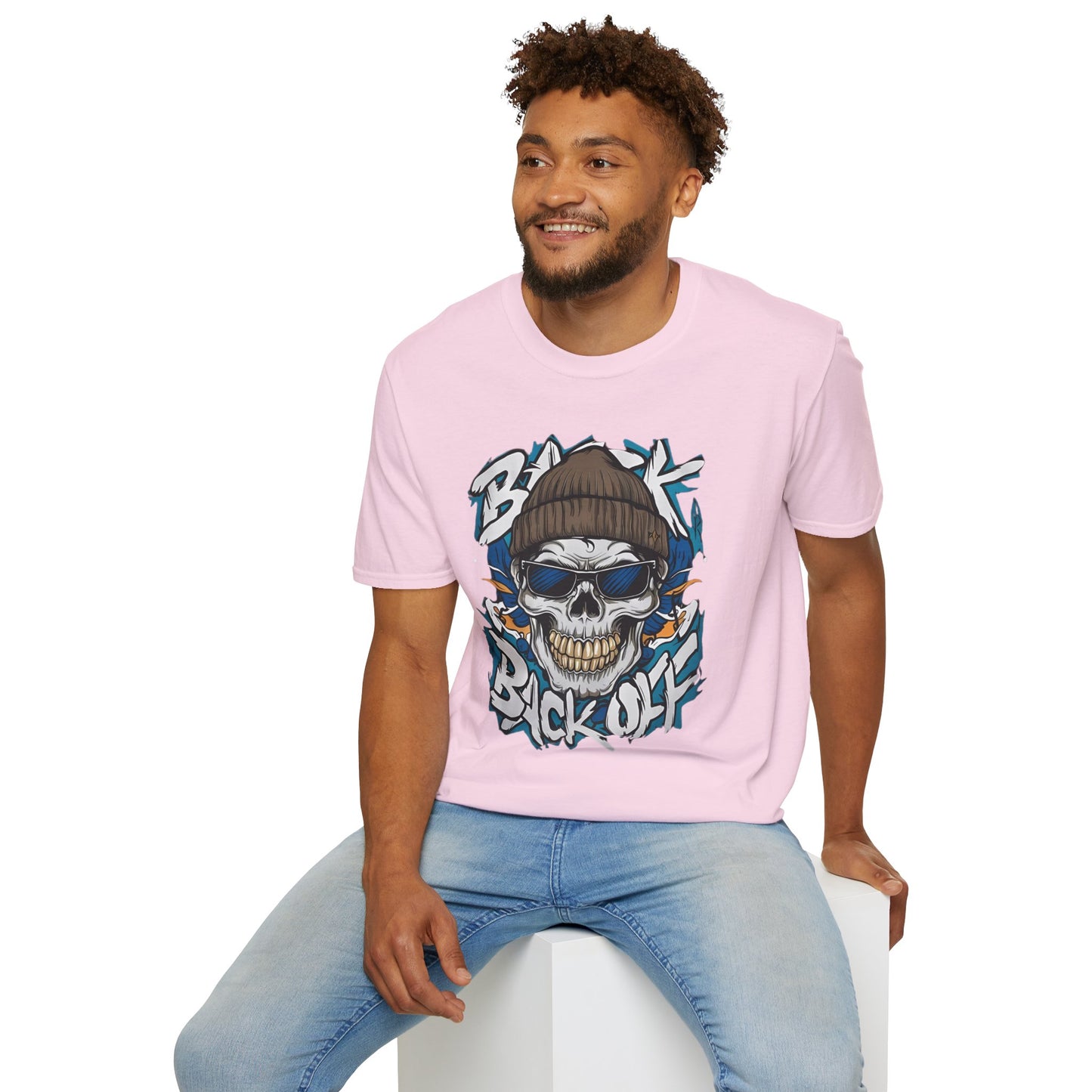 Gildan Softstyle Skull Tee Shirt Unisex Skeleton Design 100 Percent Cotton Graphic Tee