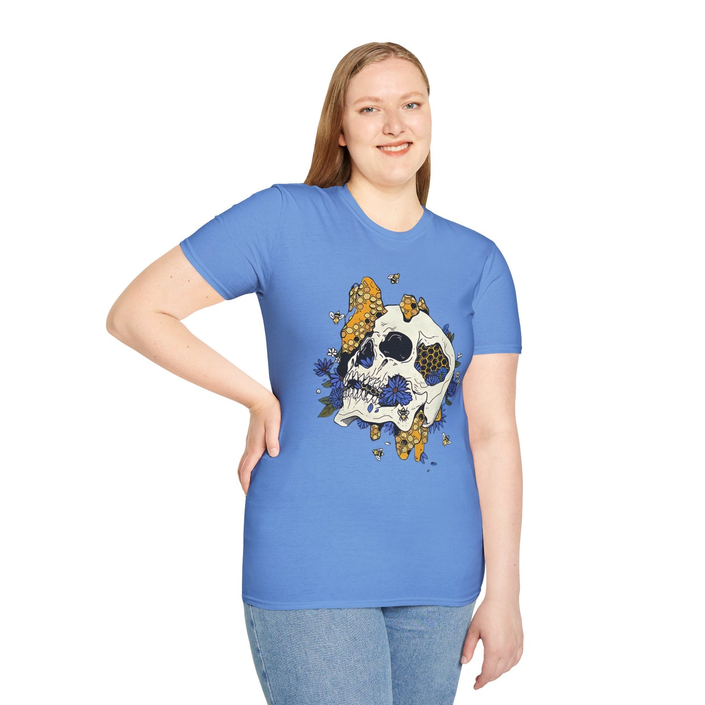 Skull Tee Shirt, Skeleton Shirt, Shirt with Skull, Shirt with Skeleton