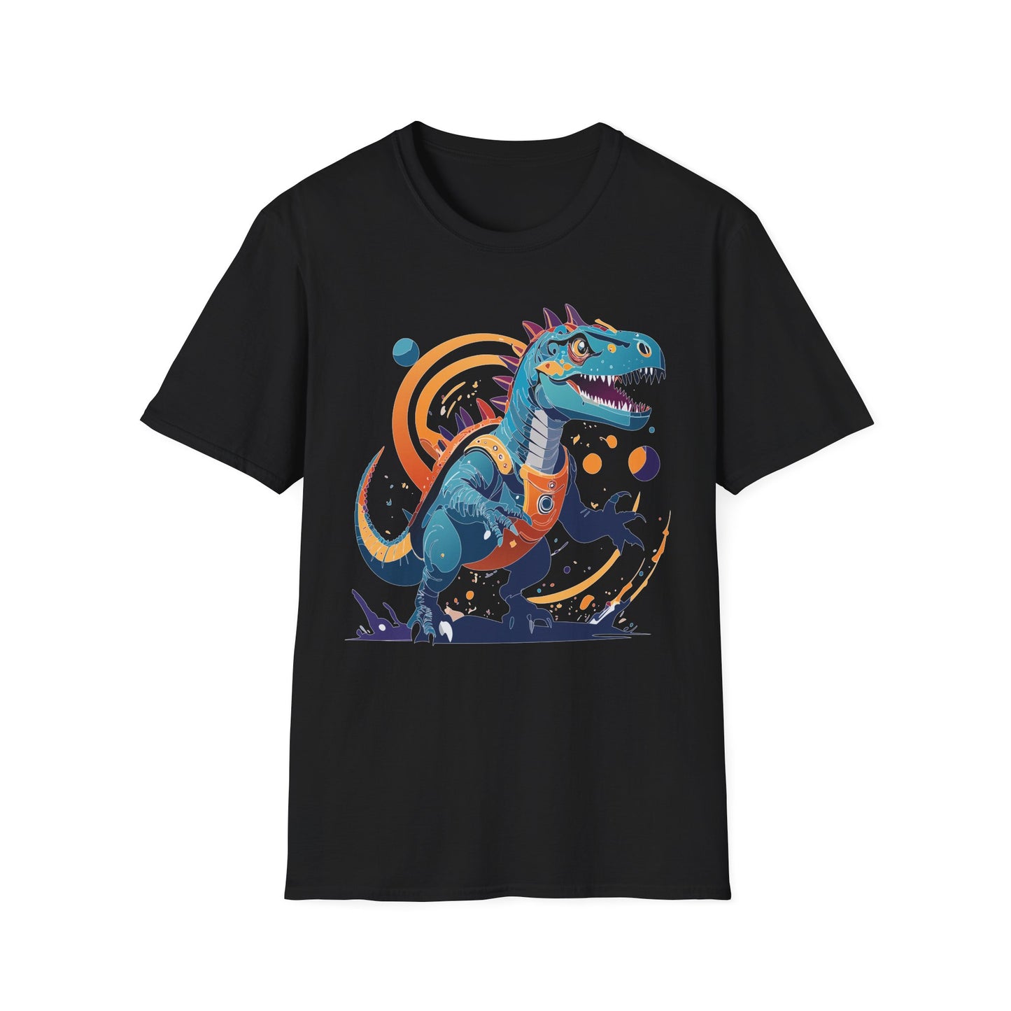 Unisex Alien T Shirt Cosmos Tee With Alien Design Gildan Softstyle 64000 Ring Spun Cotton