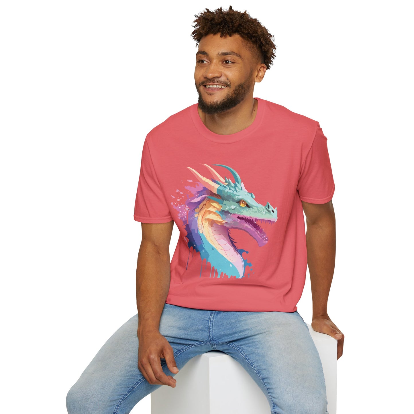 Dragon T Shirt, Dragon Shirt, Shirt with Animals, Animal Shirt
