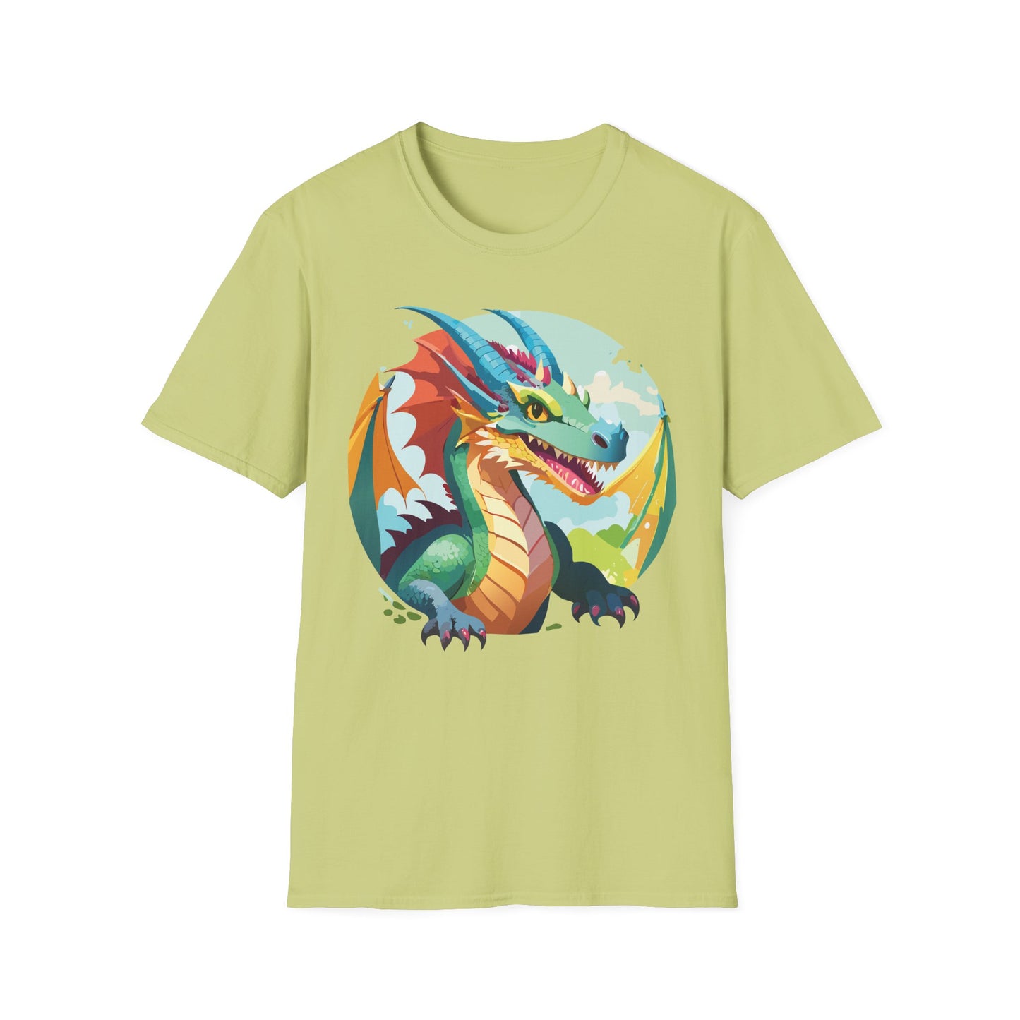 Dragon T Shirt, Dragon Shirt, Shirt with Animals, Animal Shirt