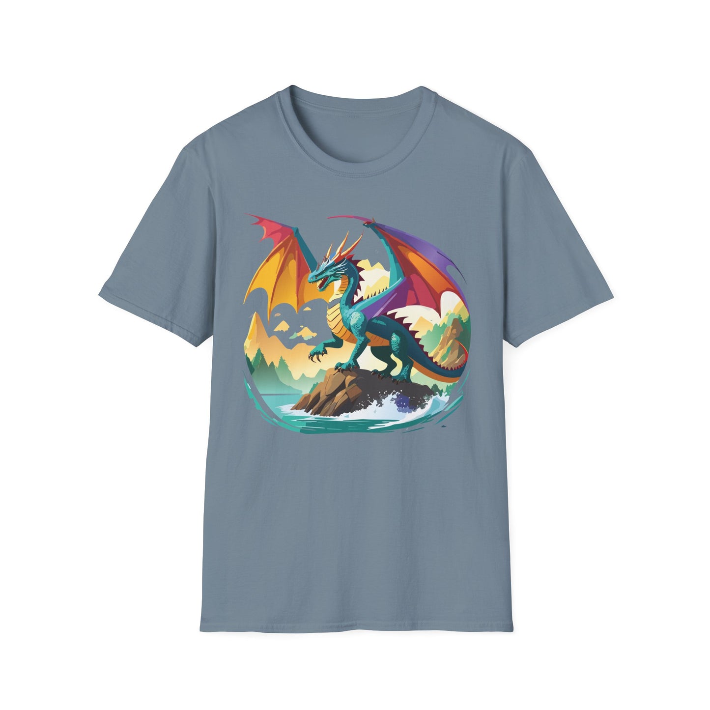 Dragon T Shirt, Dragon Shirt, Shirt with Animals, Animal Shirt