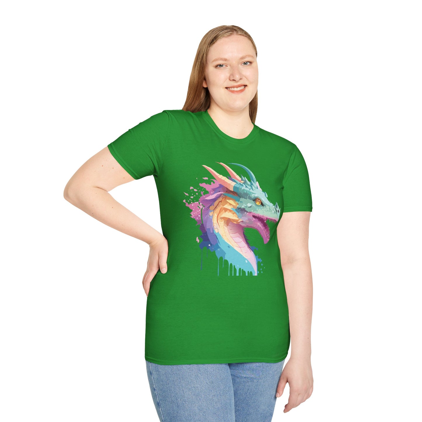 Dragon T Shirt, Dragon Shirt, Shirt with Animals, Animal Shirt