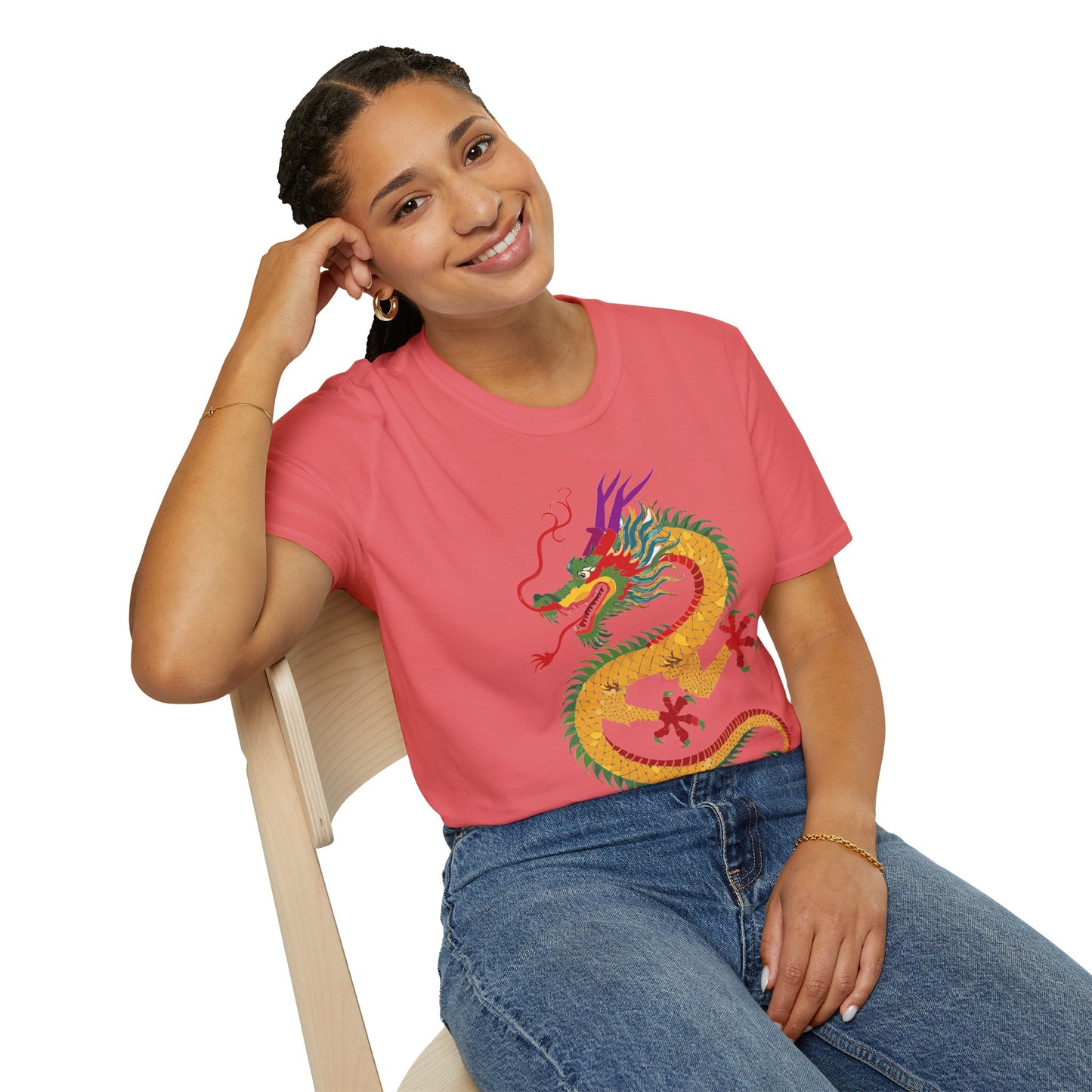 Dragon T Shirt, Dragon Shirt, Shirt with Animals, Animal Shirt