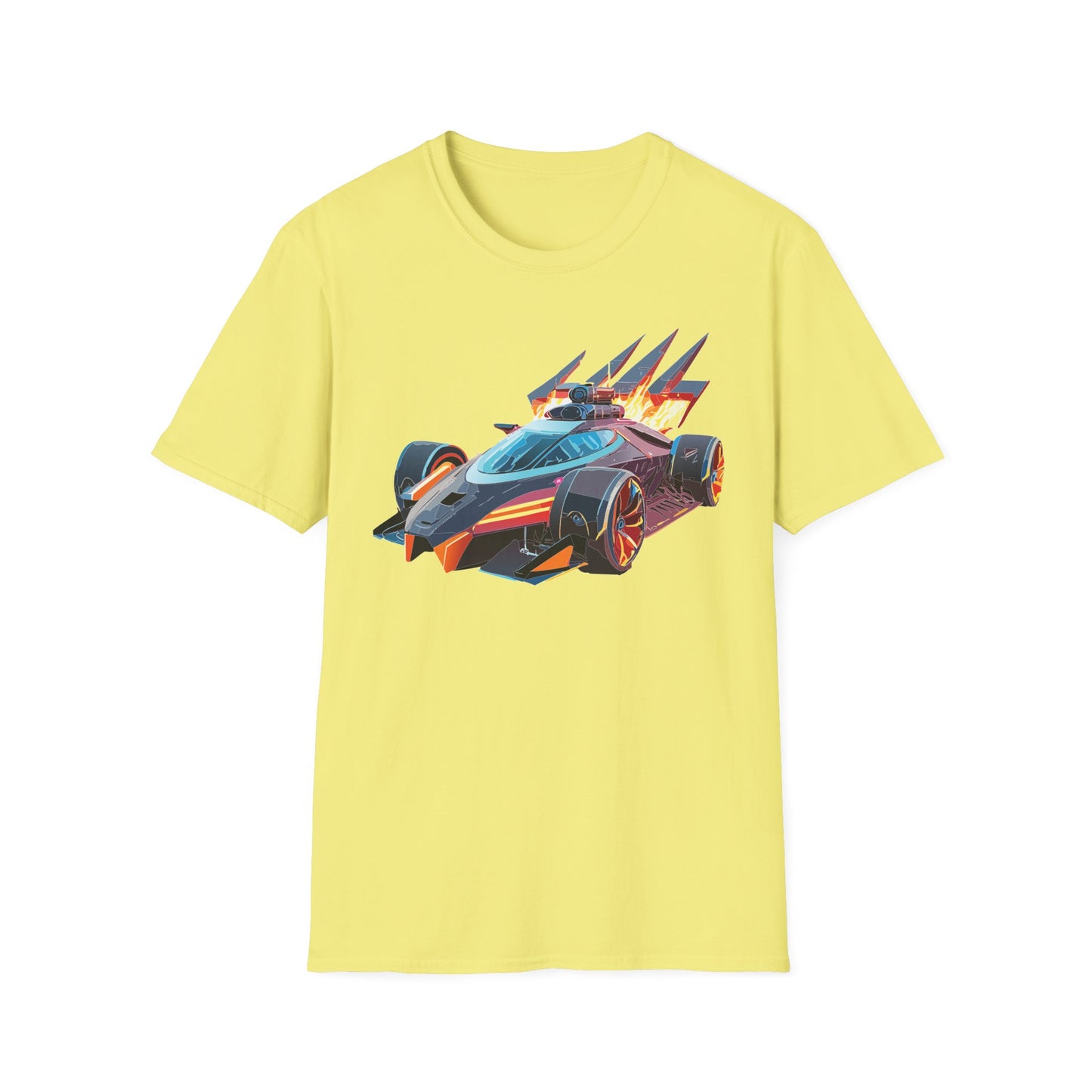 Car T Shirt Unisex Softstyle Cotton Tee With Cars Graphic Hot Wheels Design For Men Women