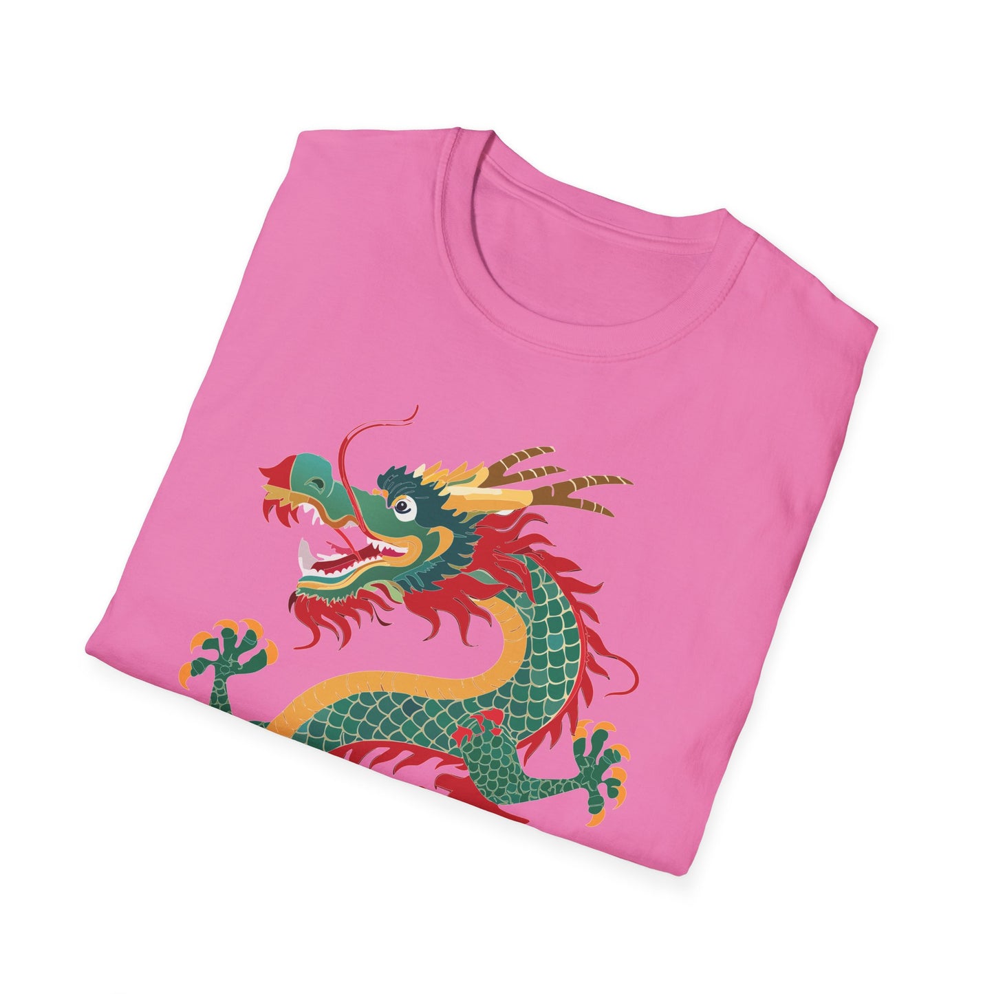 Dragon T Shirt Unisex Dragon Shirt With Animal Art Design Gildan Softstyle Tee 100 Cotton