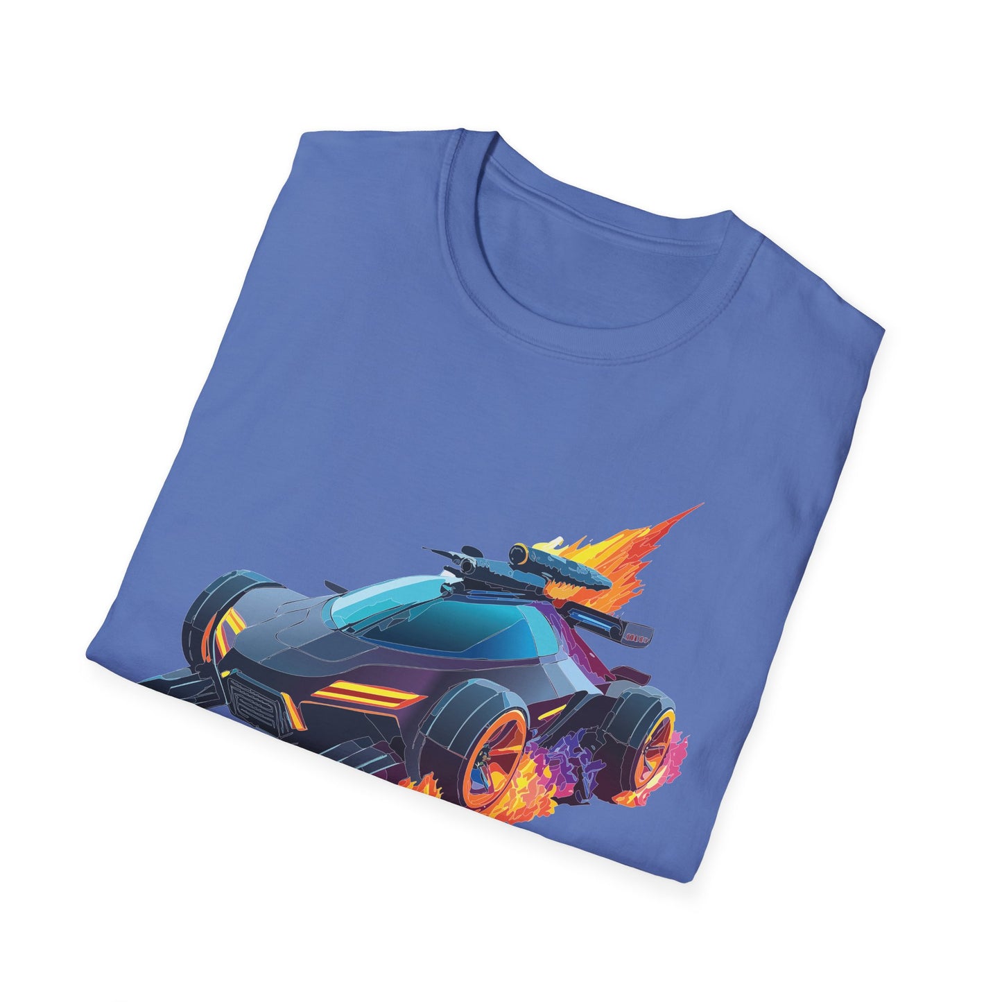 Unisex Car T Shirt Hot Wheels Cars Shirt 100 Percent Ring Spun Cotton Gildan Softstyle Tee