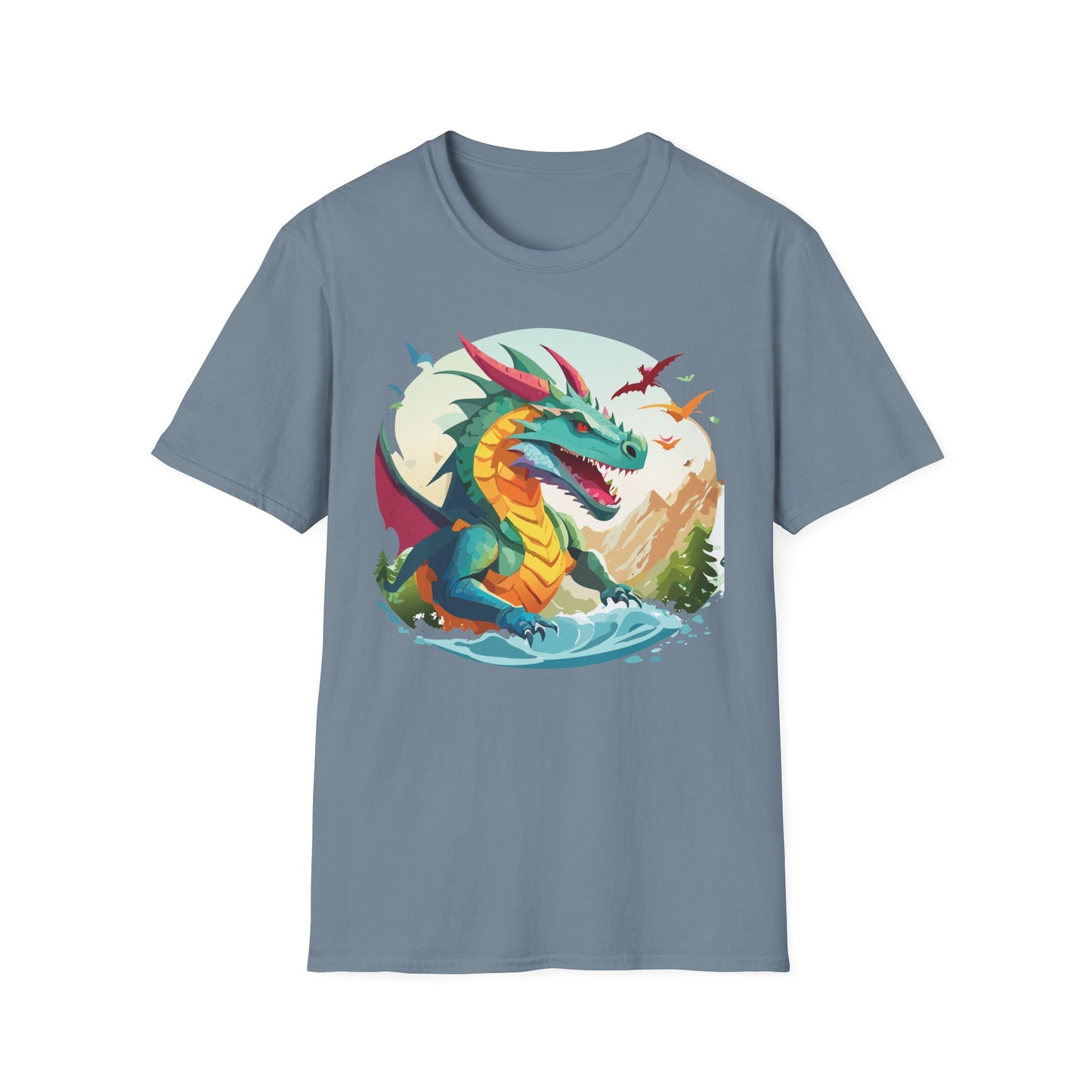 Dragon T Shirt, Dragon Shirt, Shirt with Animals, Animal Shirt