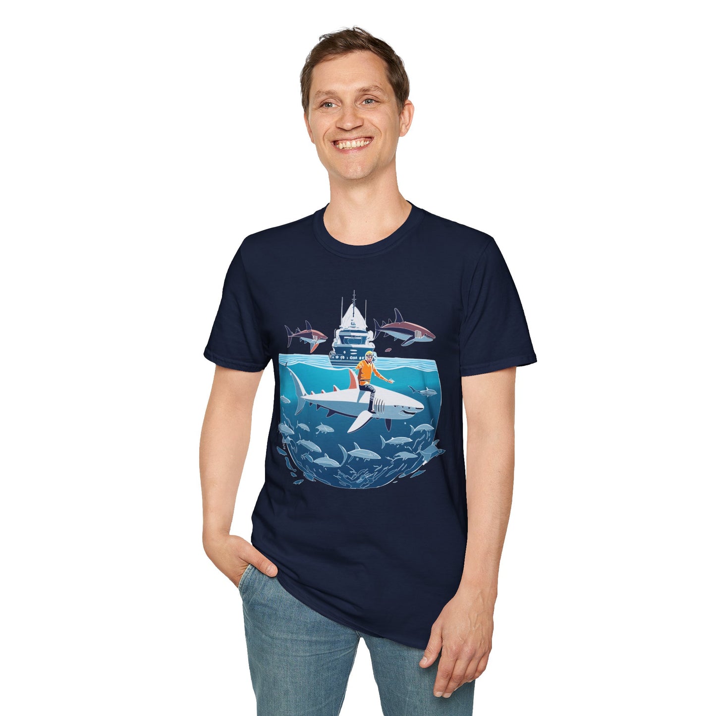 Ocean Tee Shirt, Ocean Shirt, Shirt with Ocean, U boat Tees, Shirt with U-Boat