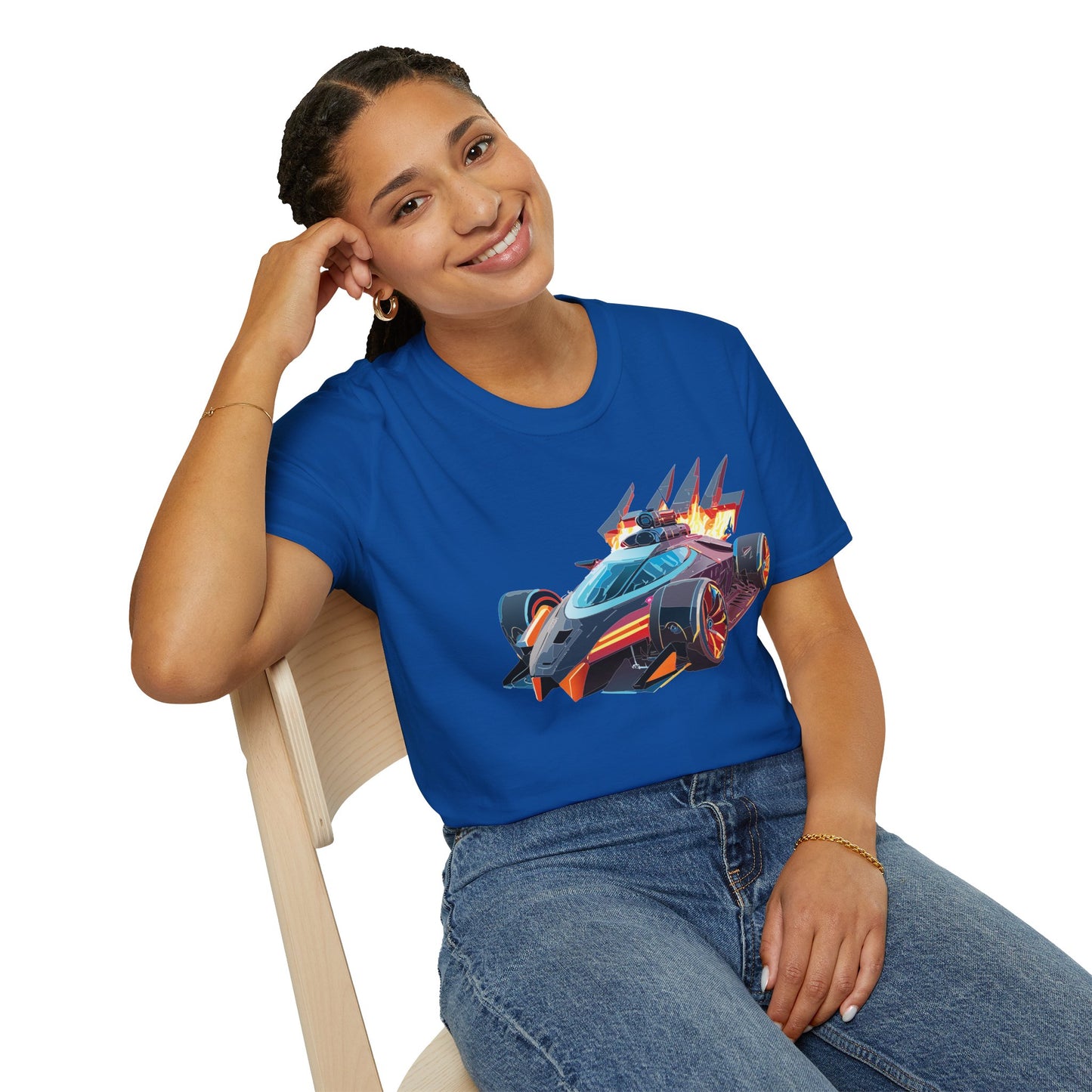 Car T Shirt Unisex Softstyle Cotton Tee With Cars Graphic Hot Wheels Design For Men Women