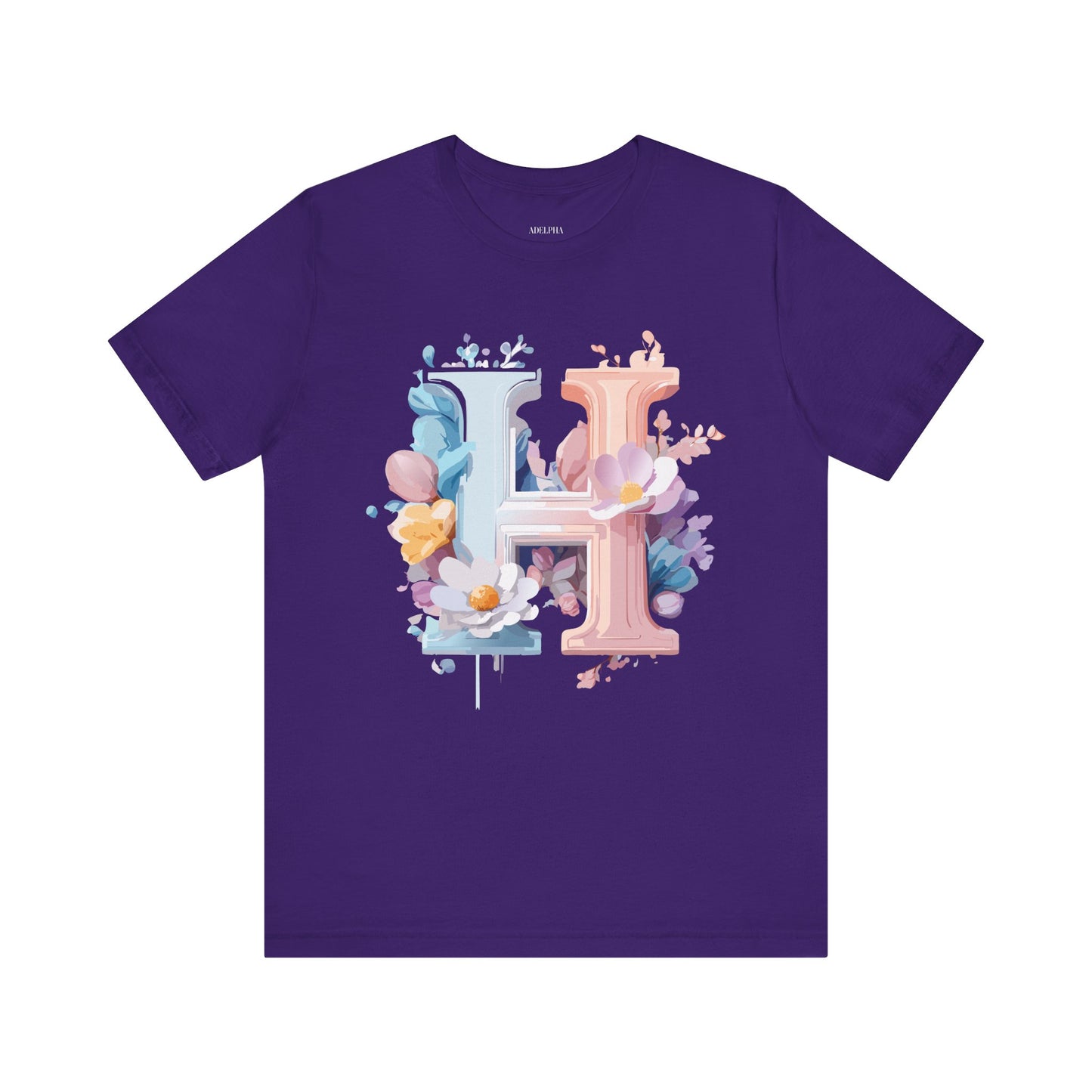 Letter Shirt, Letter H Shirt