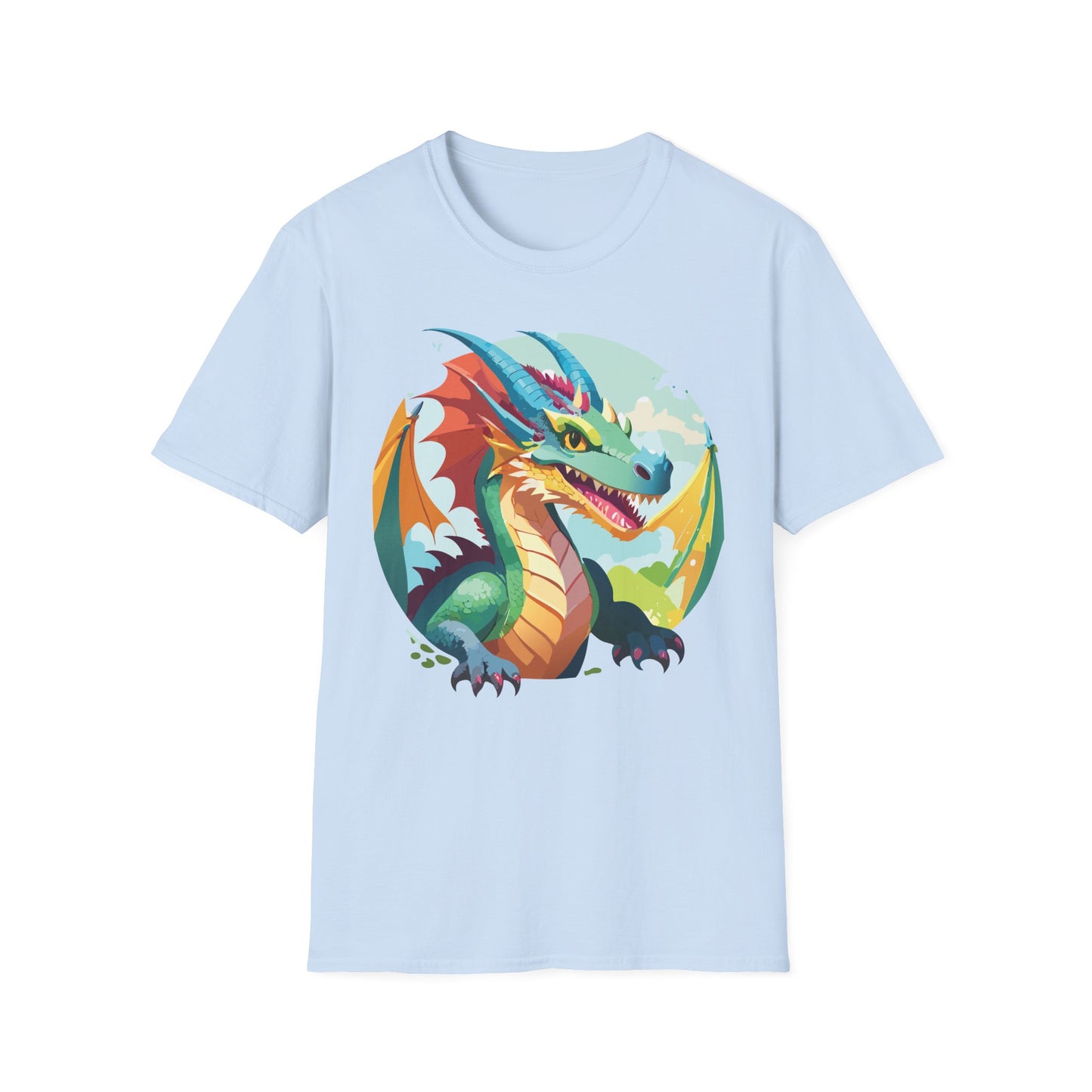 Dragon T Shirt, Dragon Shirt, Shirt with Animals, Animal Shirt
