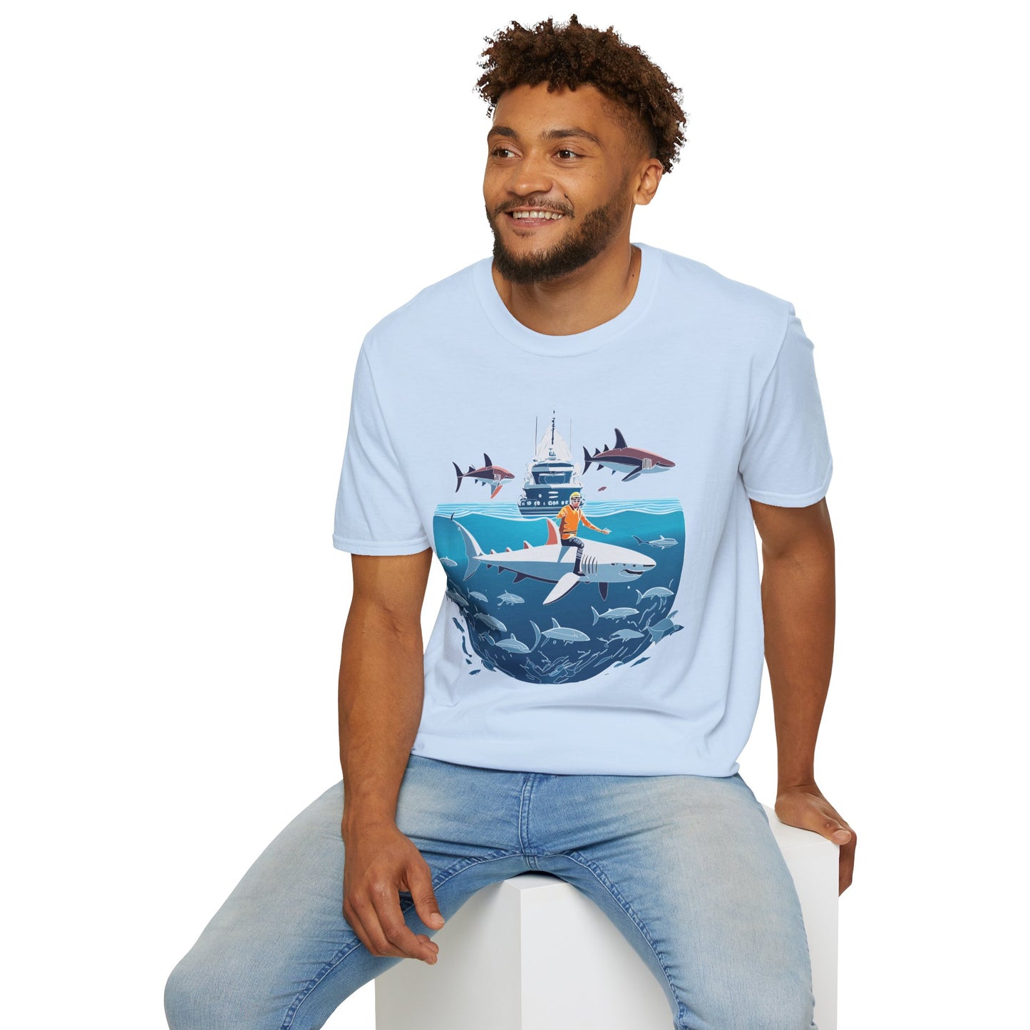 Ocean Tee Shirt, Ocean Shirt, Shirt with Ocean, U boat Tees, Shirt with U-Boat