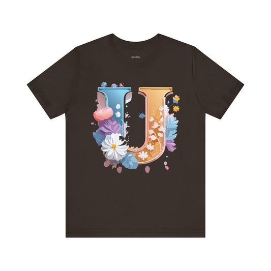 Letter Shirt, Letter U Shirt