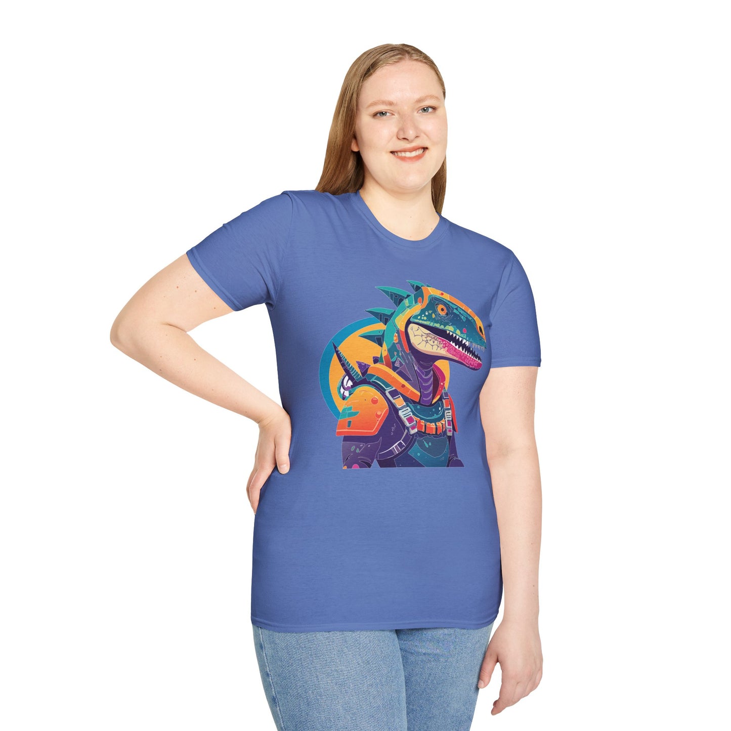 Unisex Alien Cosmos Shirt With Art Design Gildan Softstyle 64000 Short Sleeve Tee