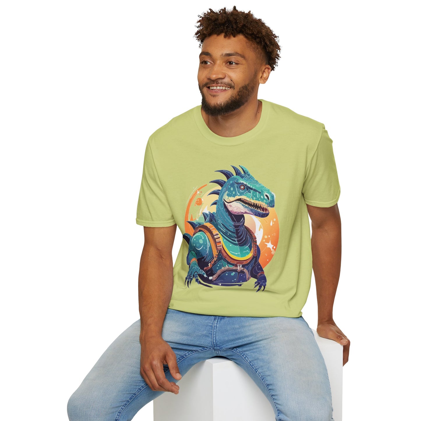 Alien T Shirt Cosmos Design Unisex Softstyle 64000 Graphic Artwork Tee With Aliens