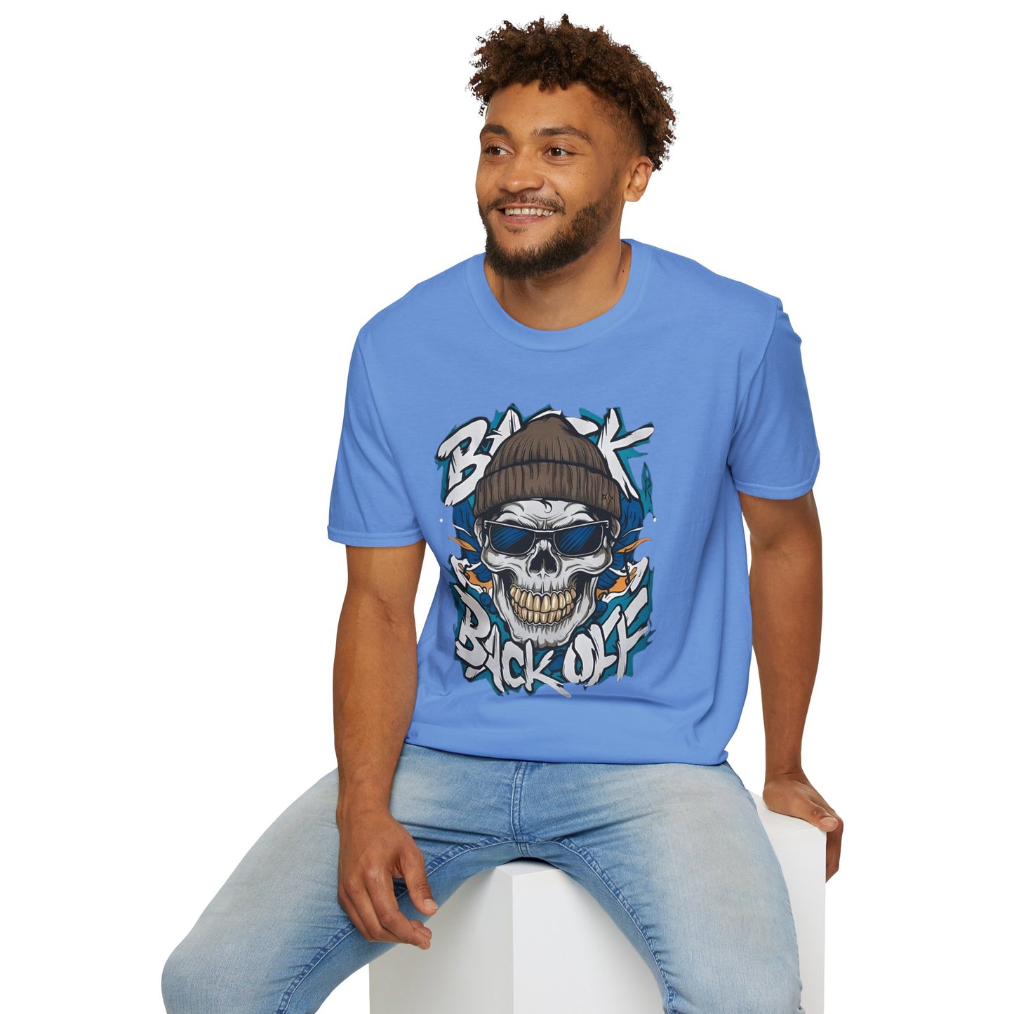 Gildan Softstyle Skull Tee Shirt Unisex Skeleton Design 100 Percent Cotton Graphic Tee