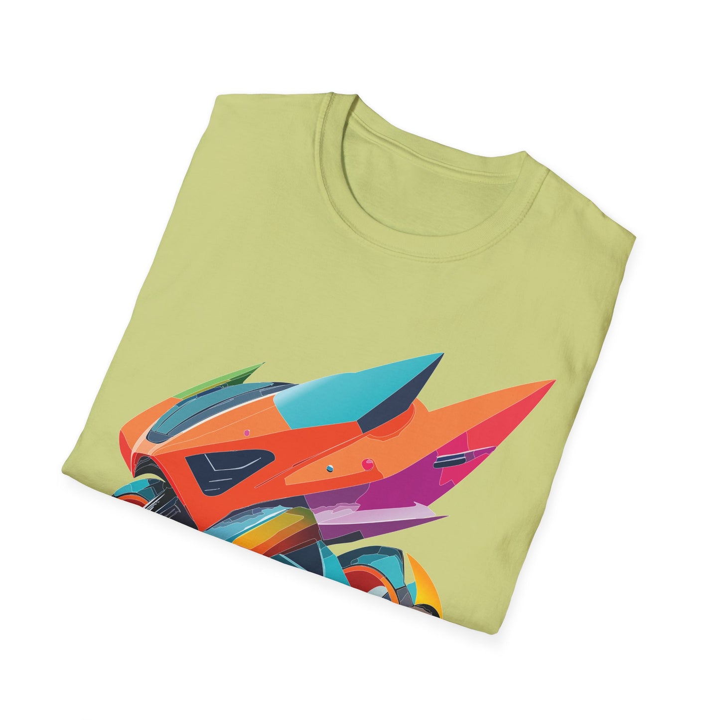 Unisex Bike T Shirt Moto Shirt Motorcycle MTB T Shirt 100 Percent Cotton Softstyle