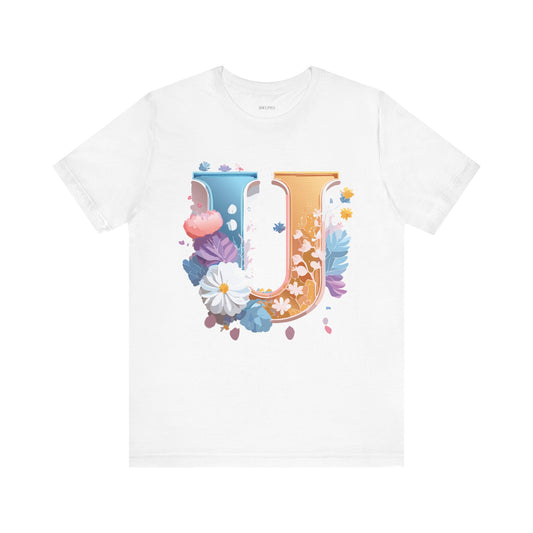 Letter Shirt, Letter U Shirt