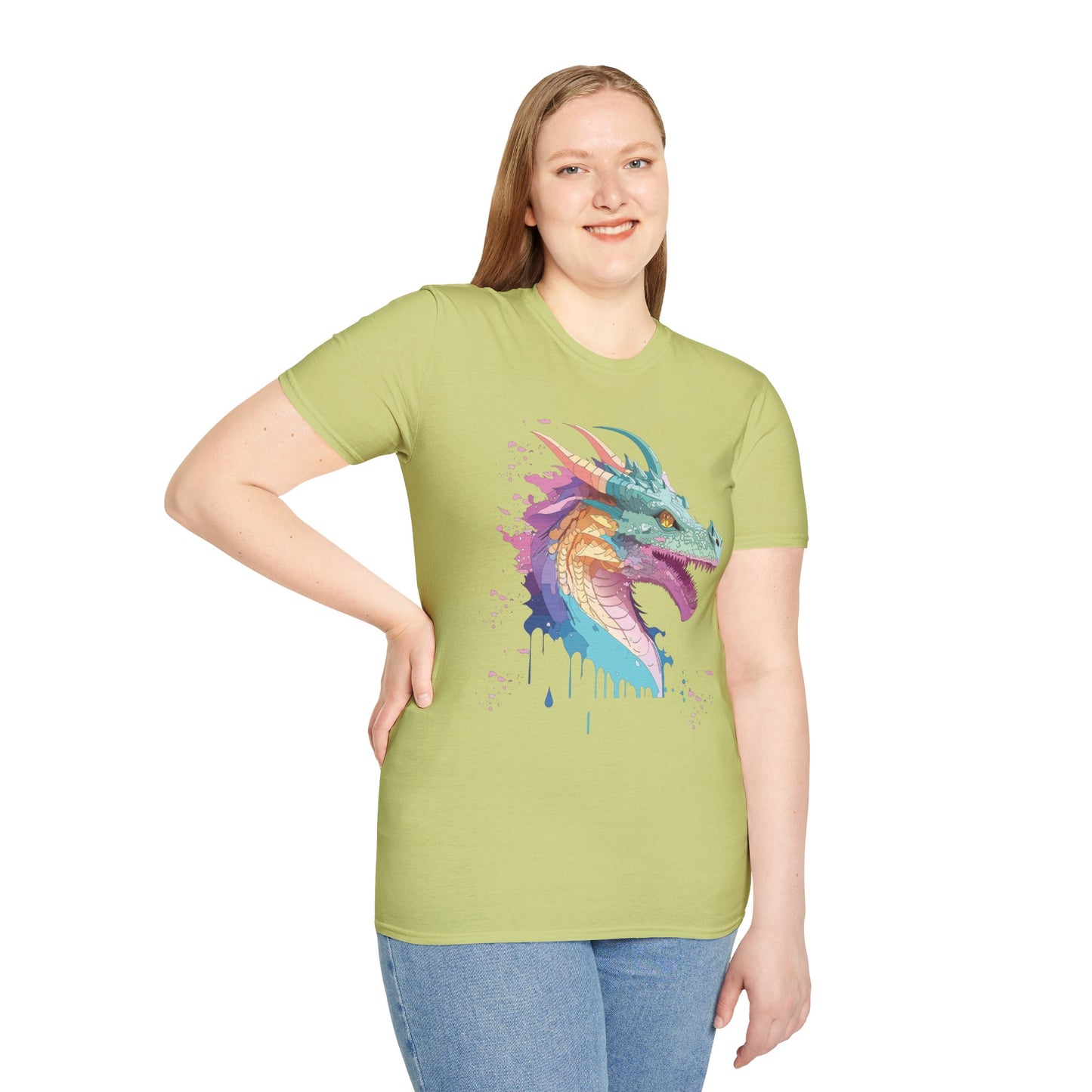 Dragon T Shirt, Dragon Shirt, Shirt with Animals, Animal Shirt