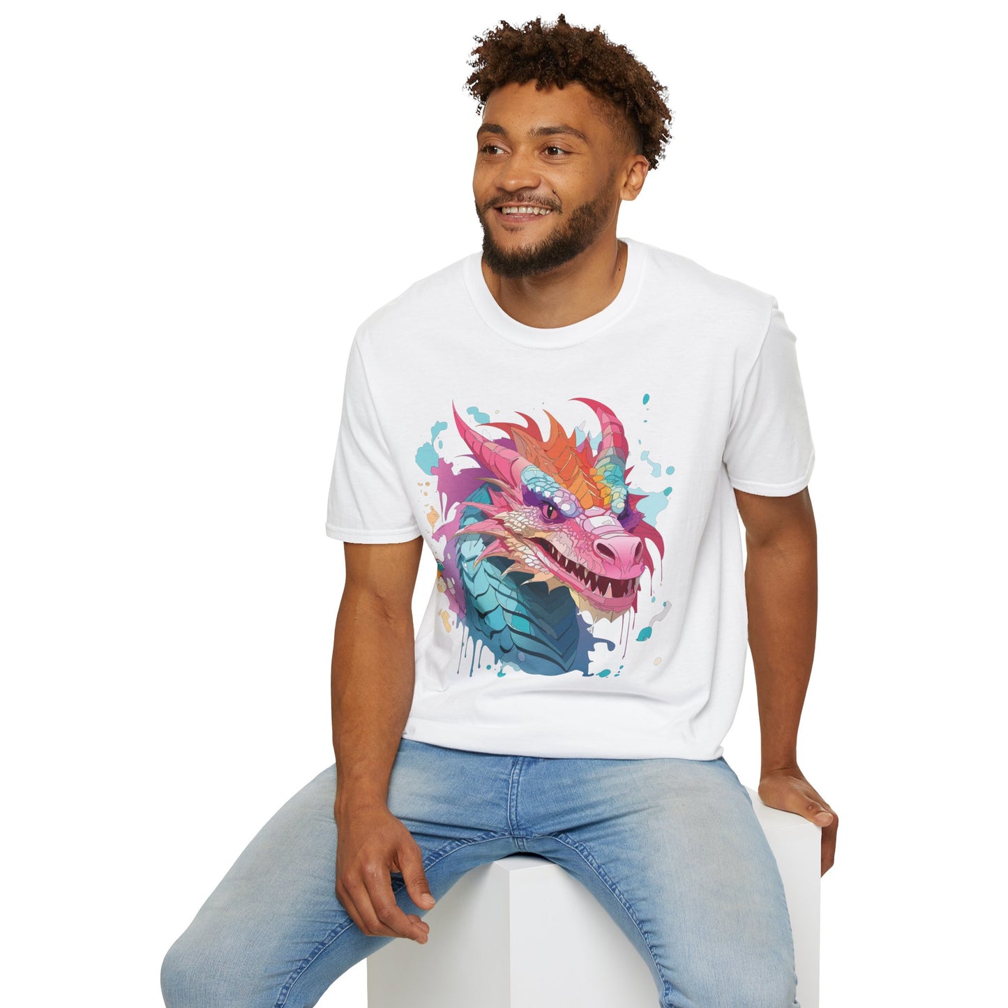 Dragon T Shirt, Dragon Shirt, Shirt with Animals, Animal Shirt
