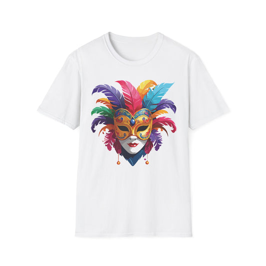 Mask Tee Shirt, Mask Shirt, Shirt with Mask, Masquerade Tees