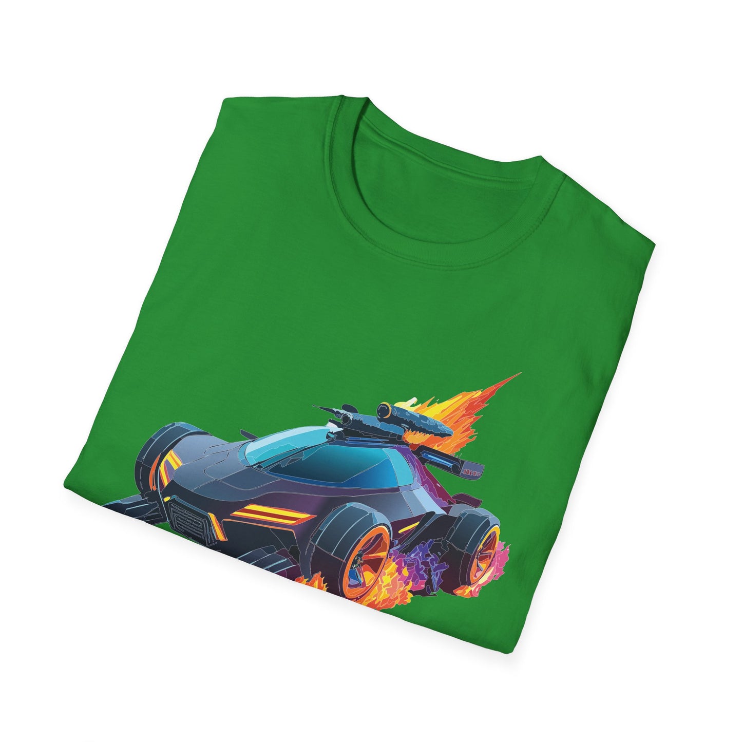 Unisex Car T Shirt Hot Wheels Cars Shirt 100 Percent Ring Spun Cotton Gildan Softstyle Tee