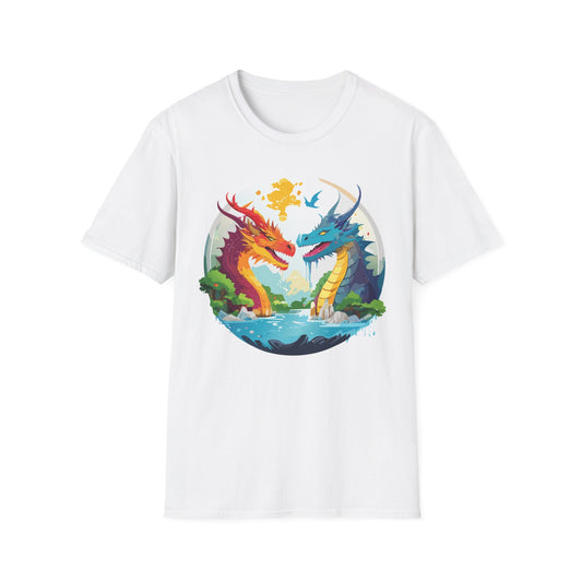 Dragon T Shirt, Dragon Shirt, Shirt with Animals, Animal Shirt