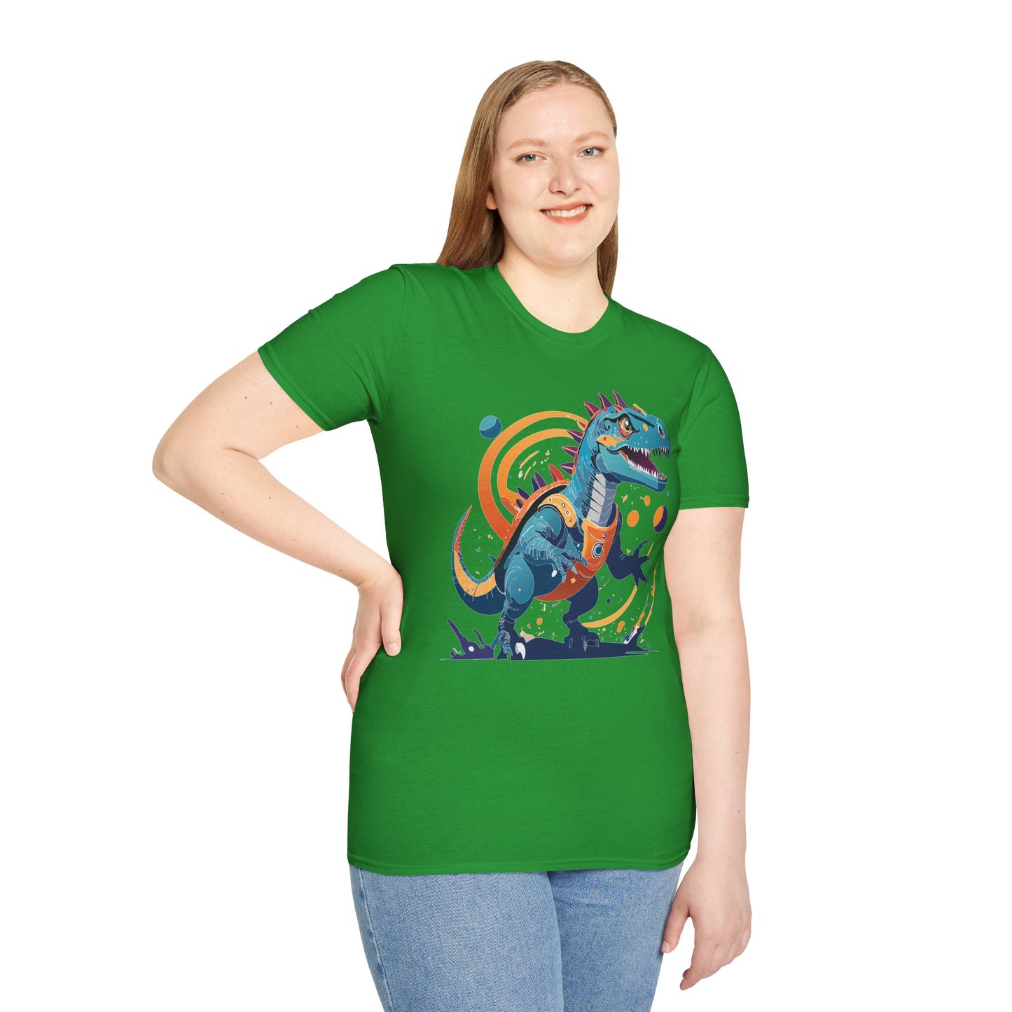 Unisex Alien T Shirt Cosmos Tee With Alien Design Gildan Softstyle 64000 Ring Spun Cotton