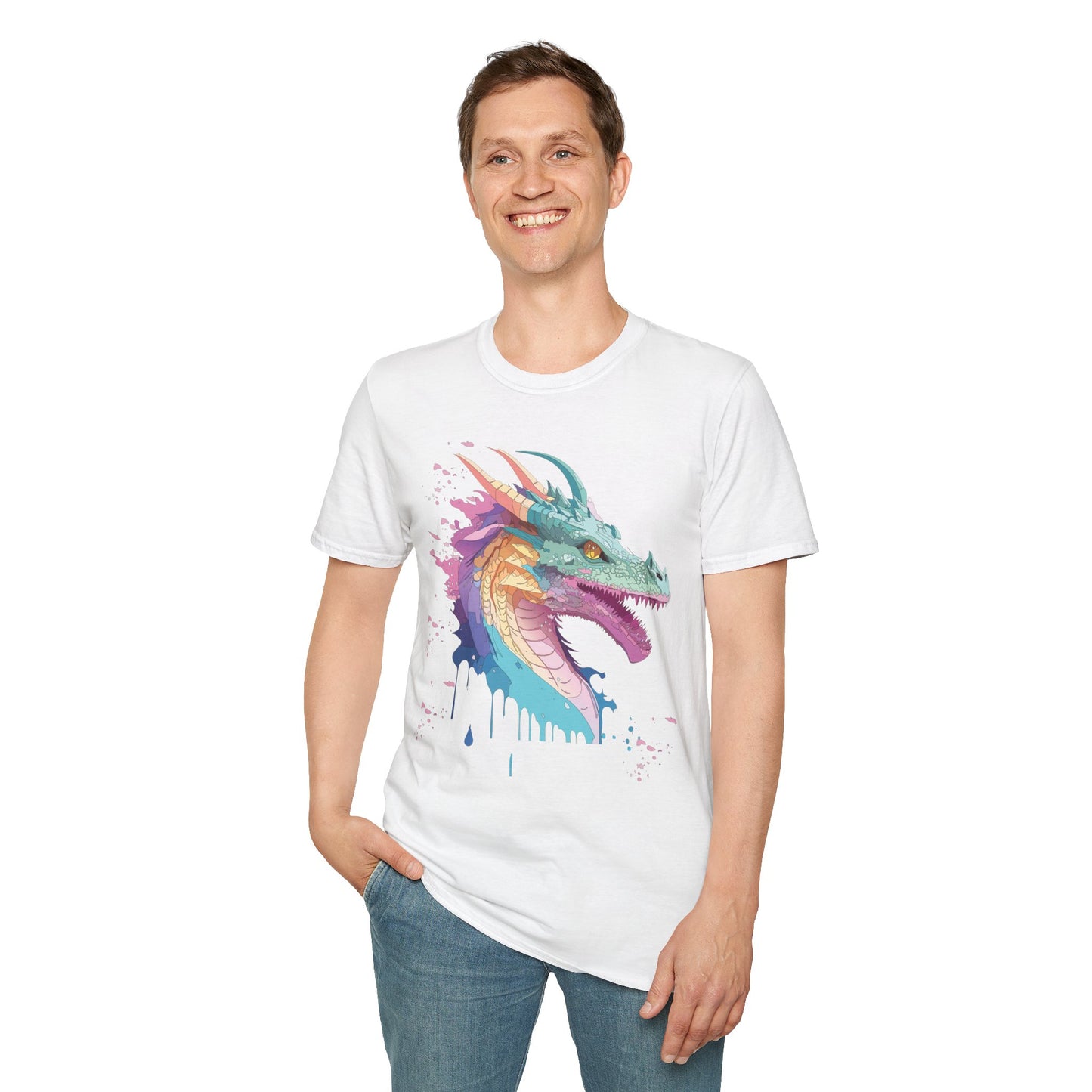 Dragon T Shirt, Dragon Shirt, Shirt with Animals, Animal Shirt