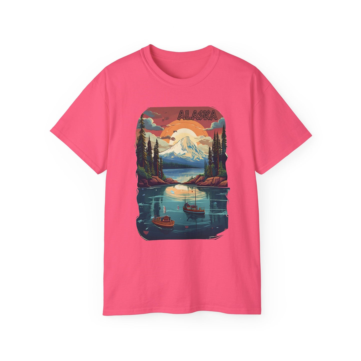 Alaska Graphic Unisex Cotton T‑Shirt 3